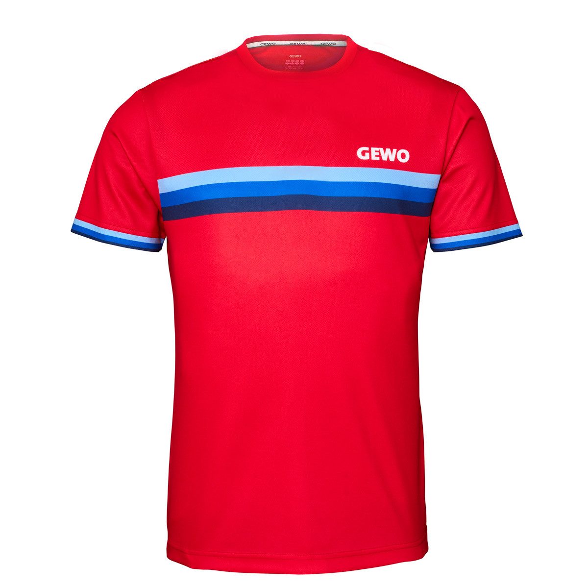 T-Shirt GEWO Shirt Santiago rot/blau XXXXL