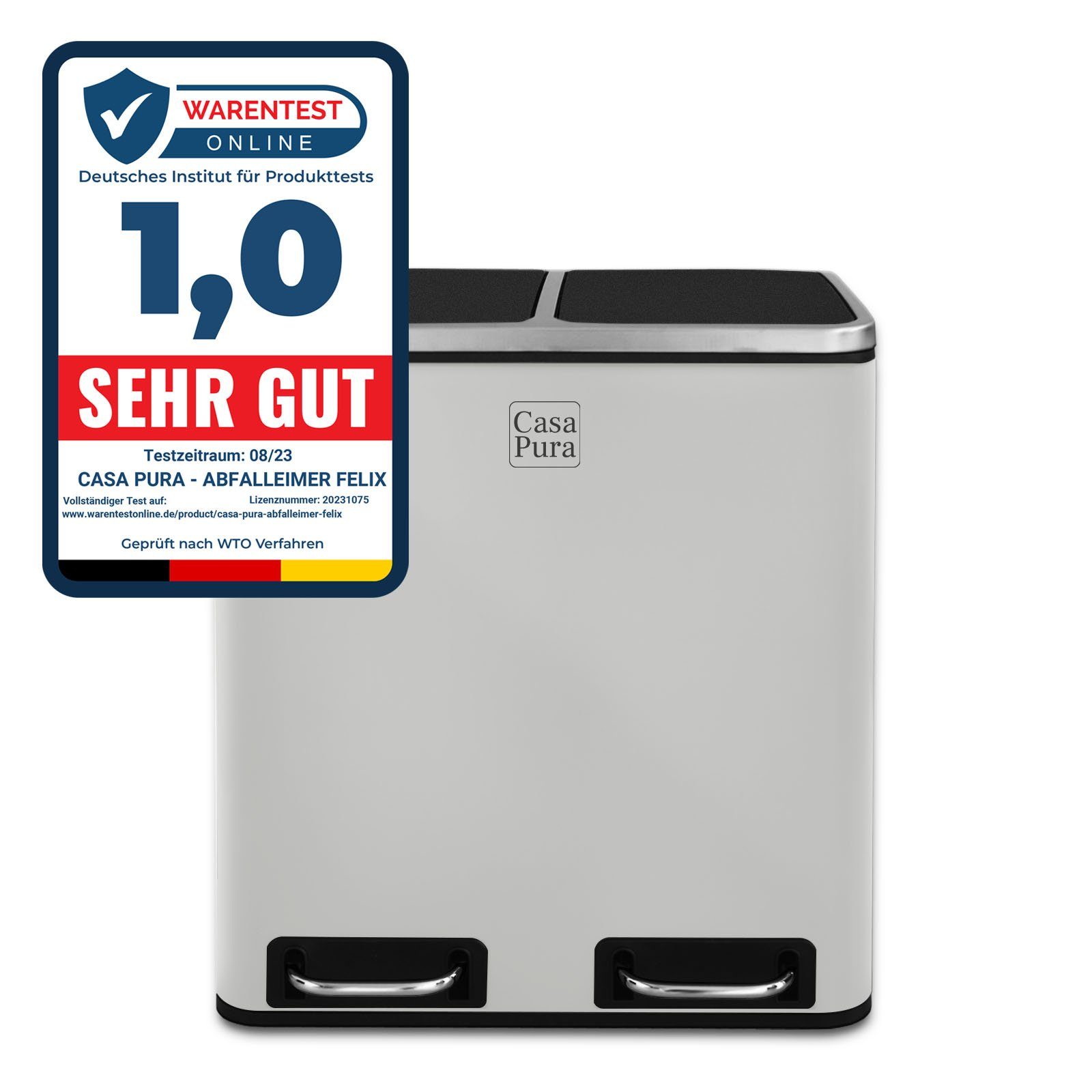 Karat Mülltrennsystem Fred, Mülleimer, Verschiedene Farben & Größen