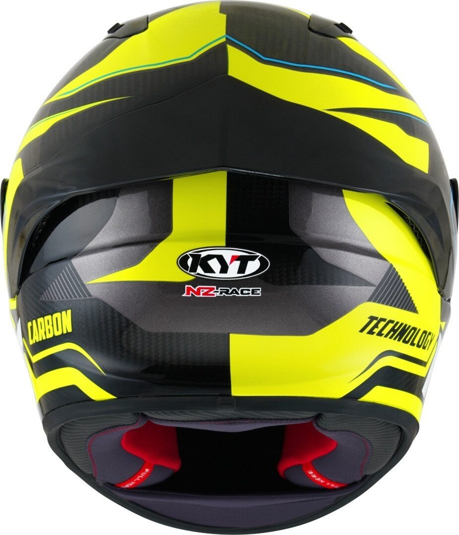 KYT Motorradhelm NZ Race Carbon Competition Helm, Pinlock, Spoiler, ECE 22.06