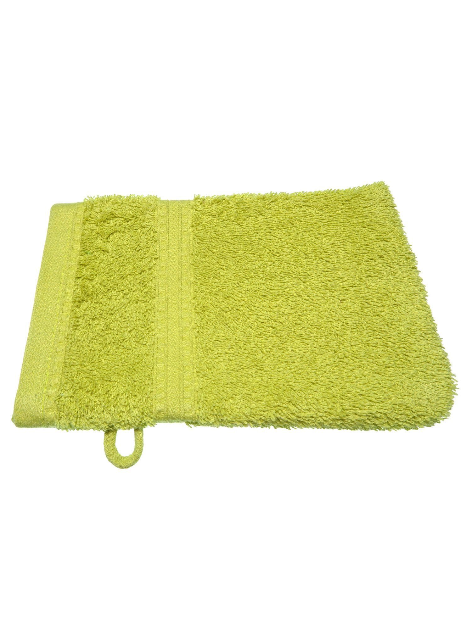 Julie Julsen Handtuch 1-Handtuch-Limette-Waschhandschuh 15 x 21 cm, Bio-Baumwolle (1-St)