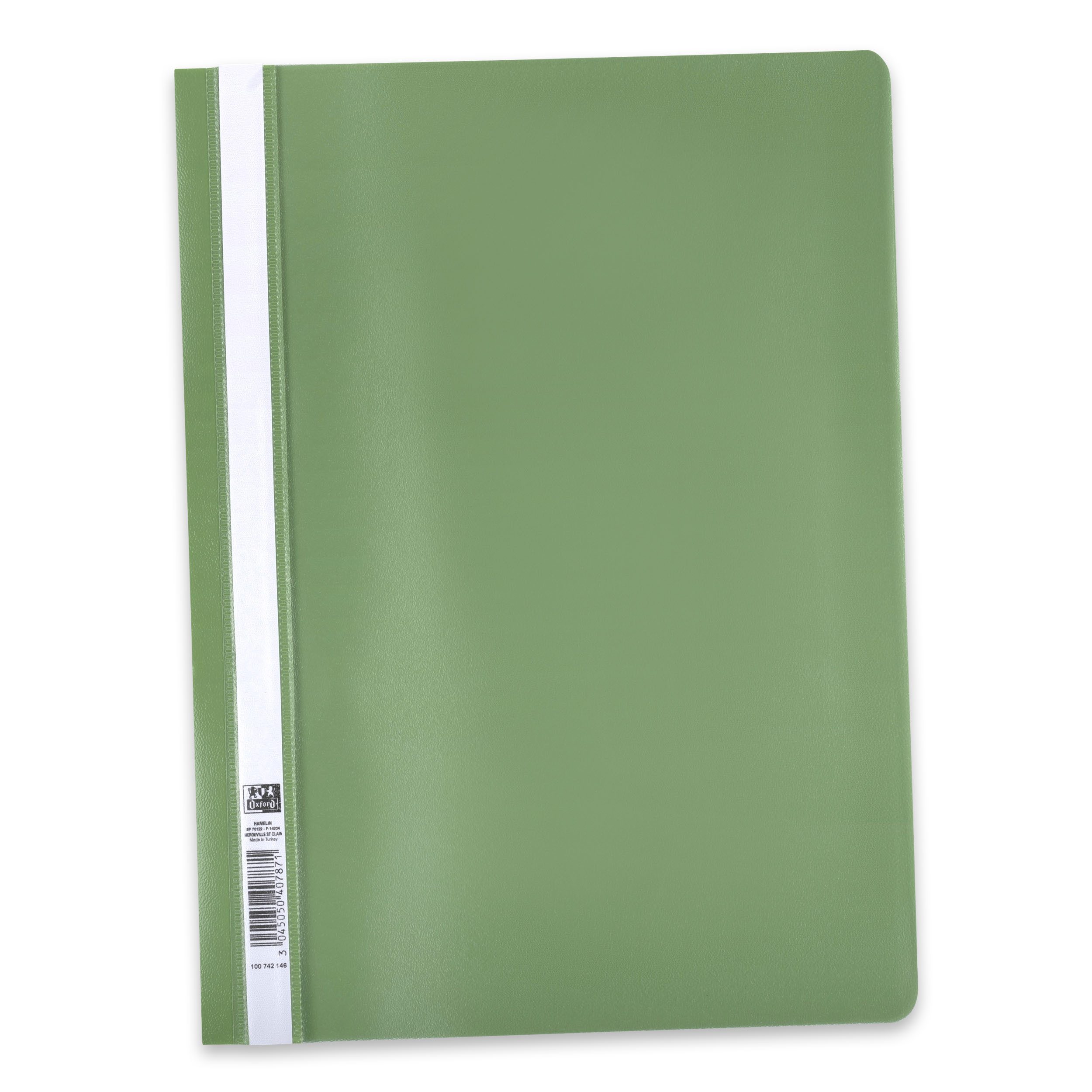OXFORD Hefter Oxford Schnellhefter, DIN A4, PP, hellgrün