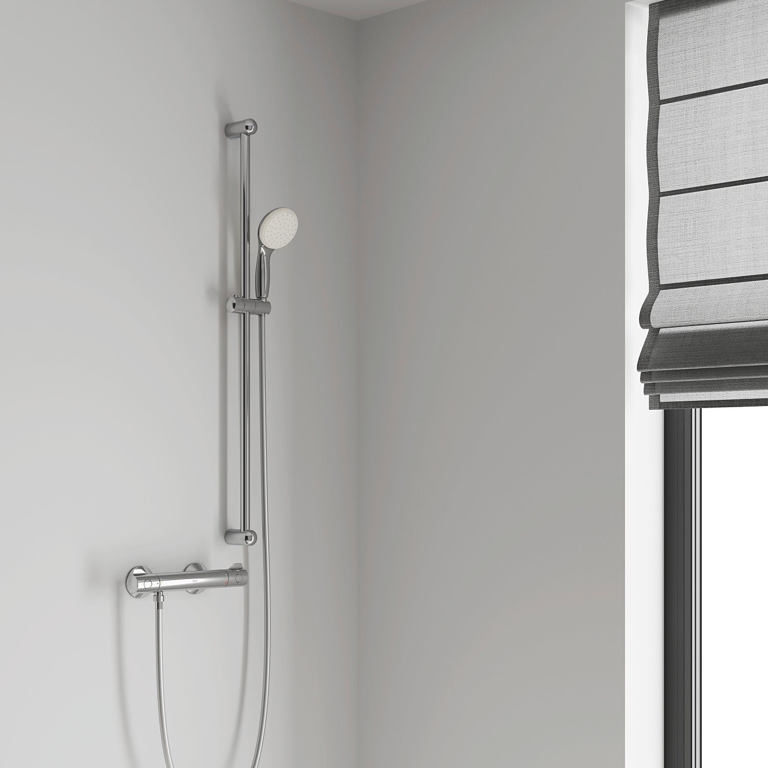 Grohe Duscharmatur »GROHE Brause-Thermostat Grohtherm 800 chrom, DN 15«