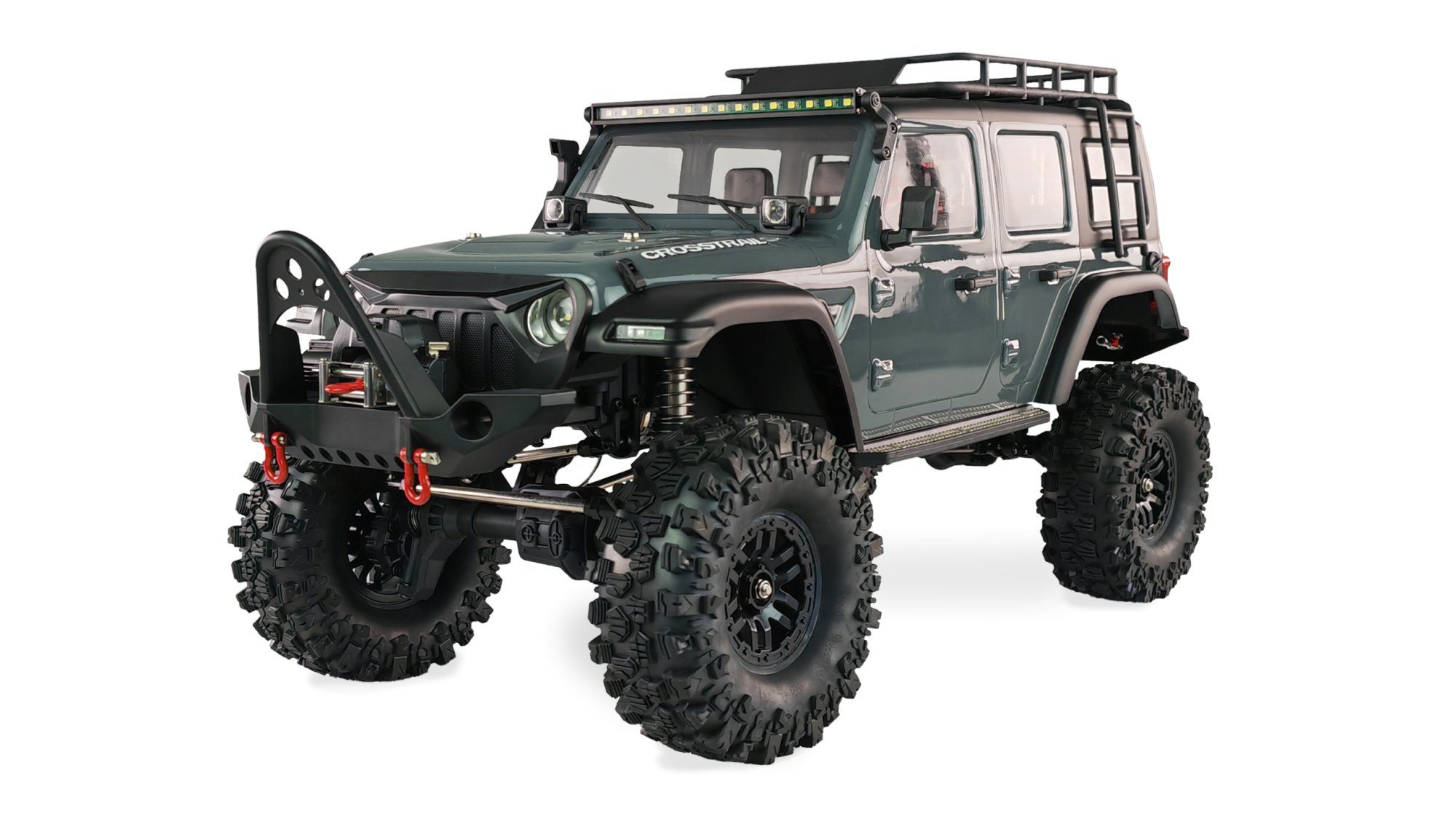 RC-Bagger Amewi AMXRock Crosstrail Crawler 4WD 1:10 ARTR hellgrau