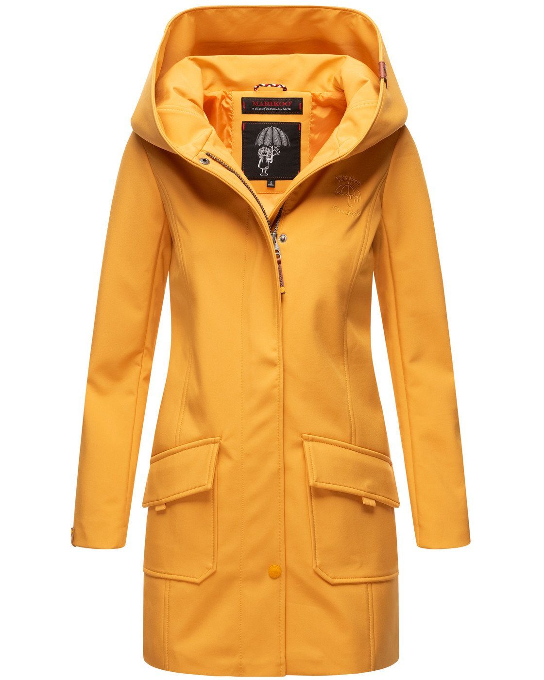 Marikoo Softshelljacke Mayleen mit großer Kapuze günstig online kaufen