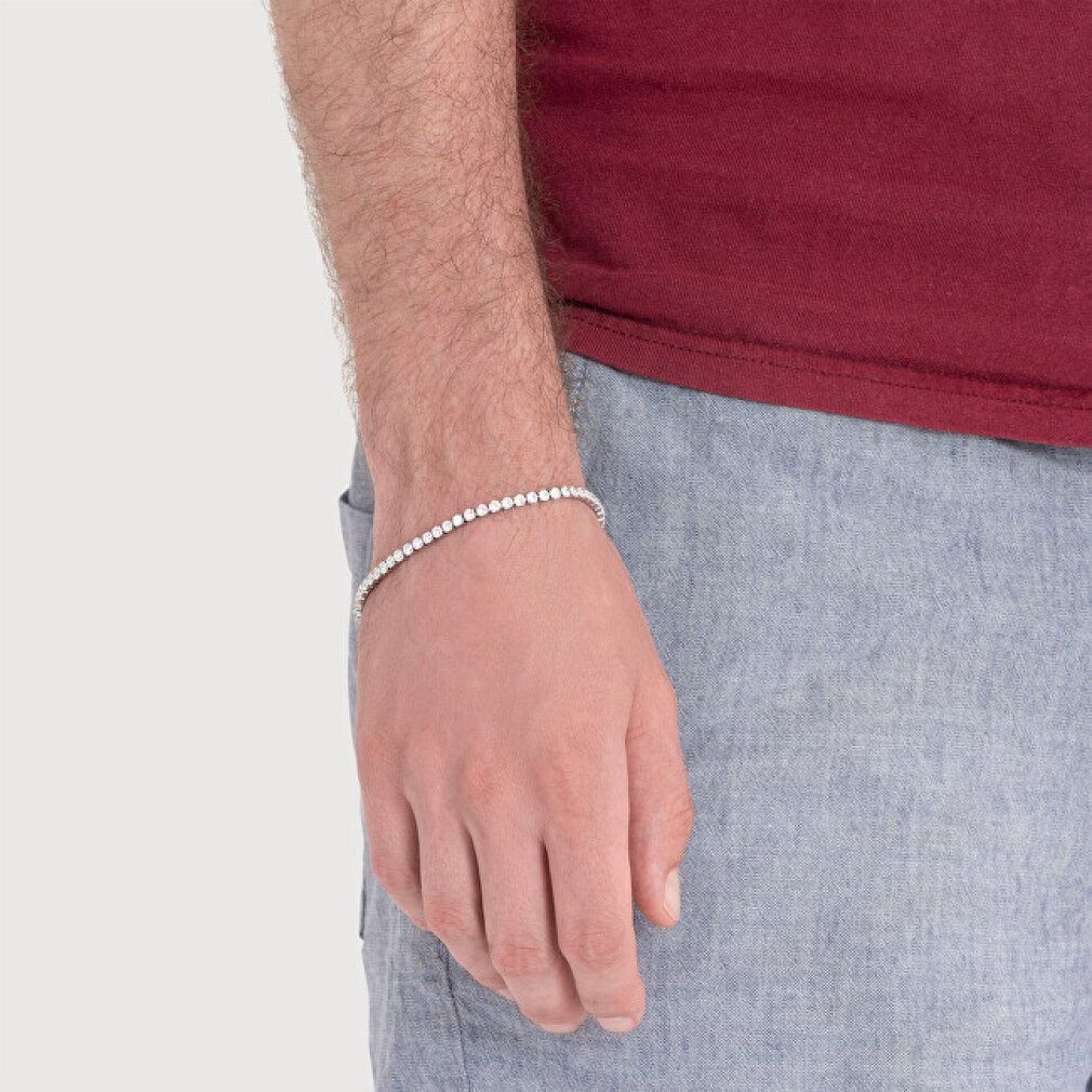 Liu Jo Armband Tøpytivý pozlacený náramek s krystaly MLJ339