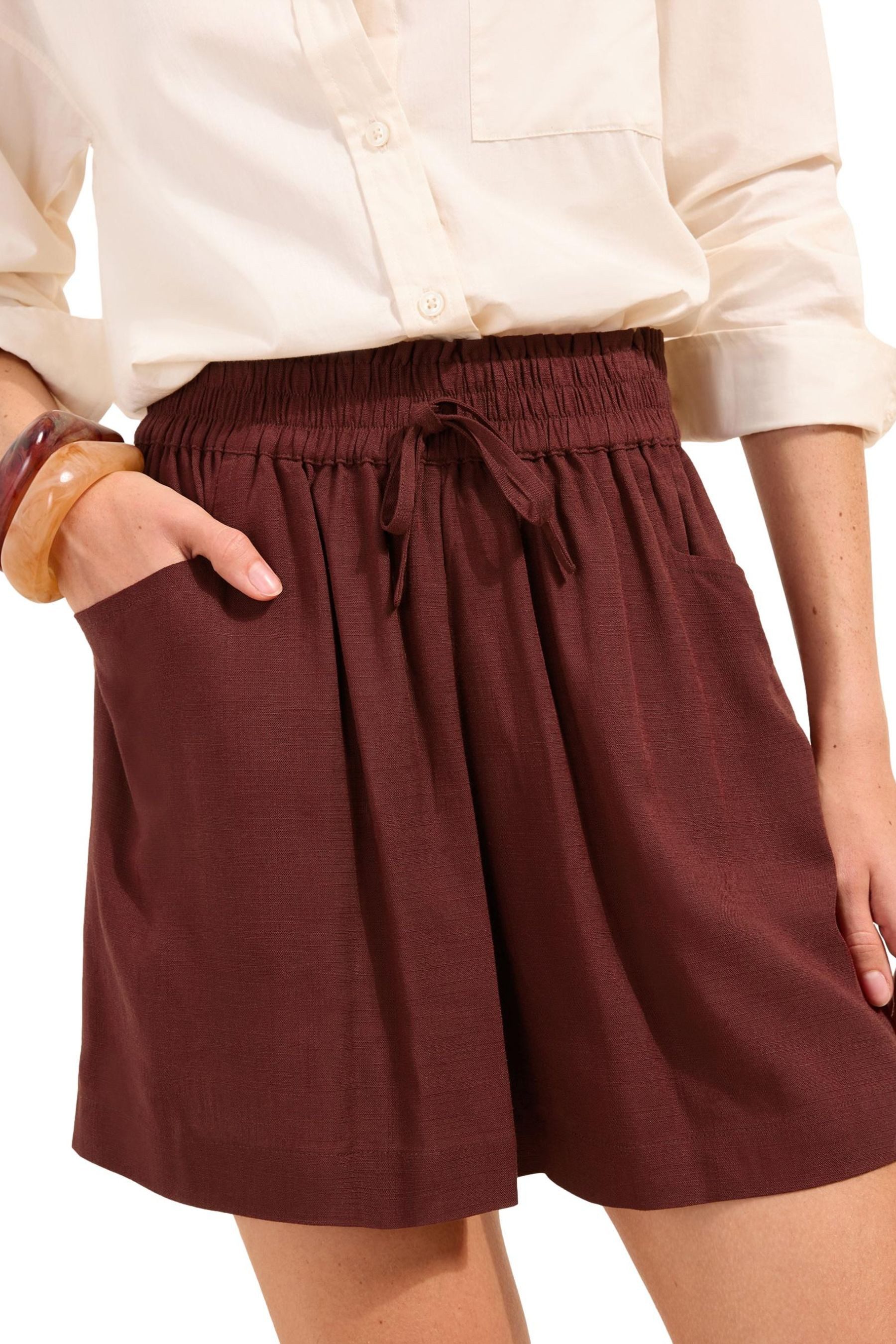 Friends Like These Shorts Friends Like These Short mit Leinenanteil, Regular (1-tlg)