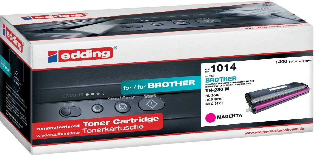edding Tonerpatrone Toner kompatibel mit Brother TN 230 magenta