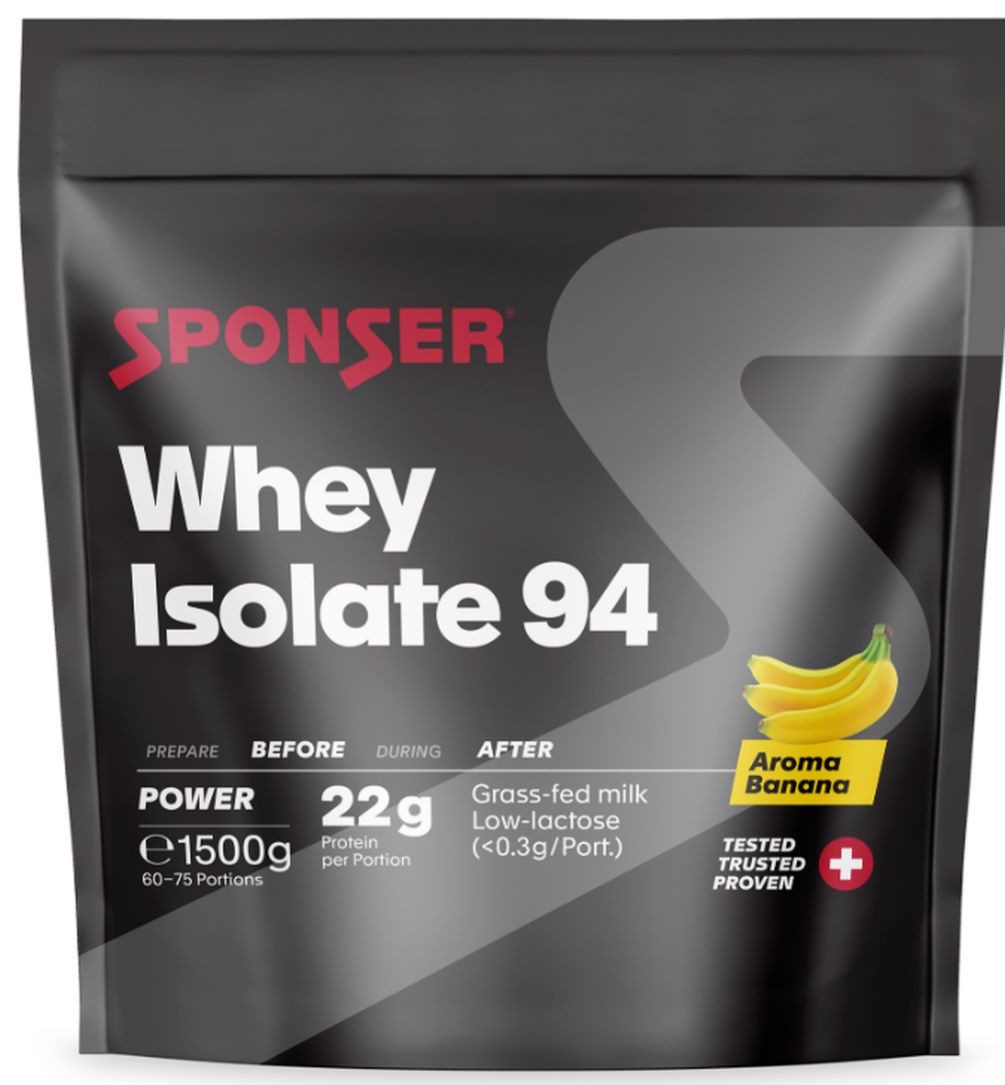 Sponser Sponser Whey Isolate 94 – 1500 g-Beutel Pulver