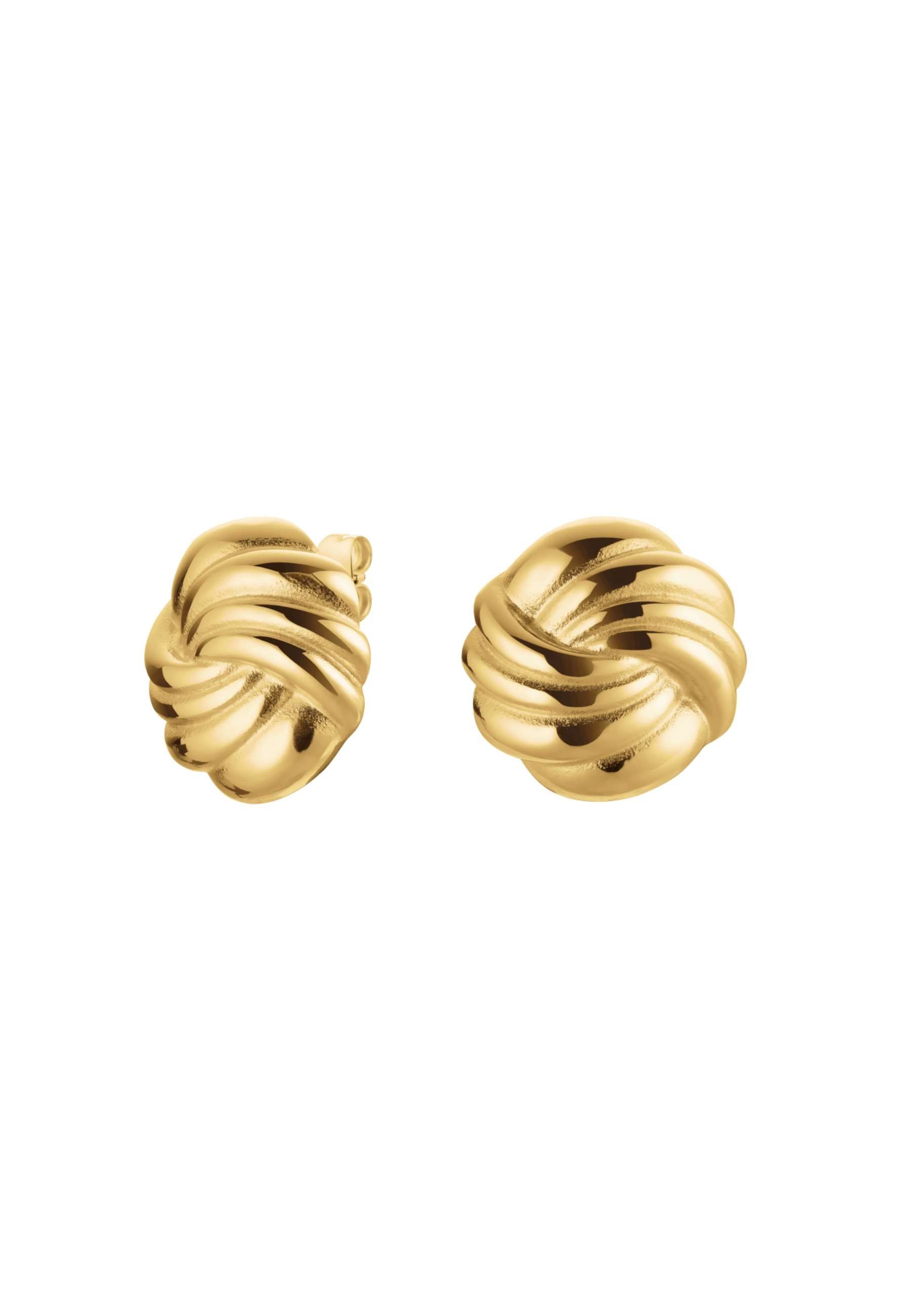 ROSEFIELD Ohrring-Set ROSEFIELD Modern Vintage Spirale Ohrringe für Damen Goldfarben