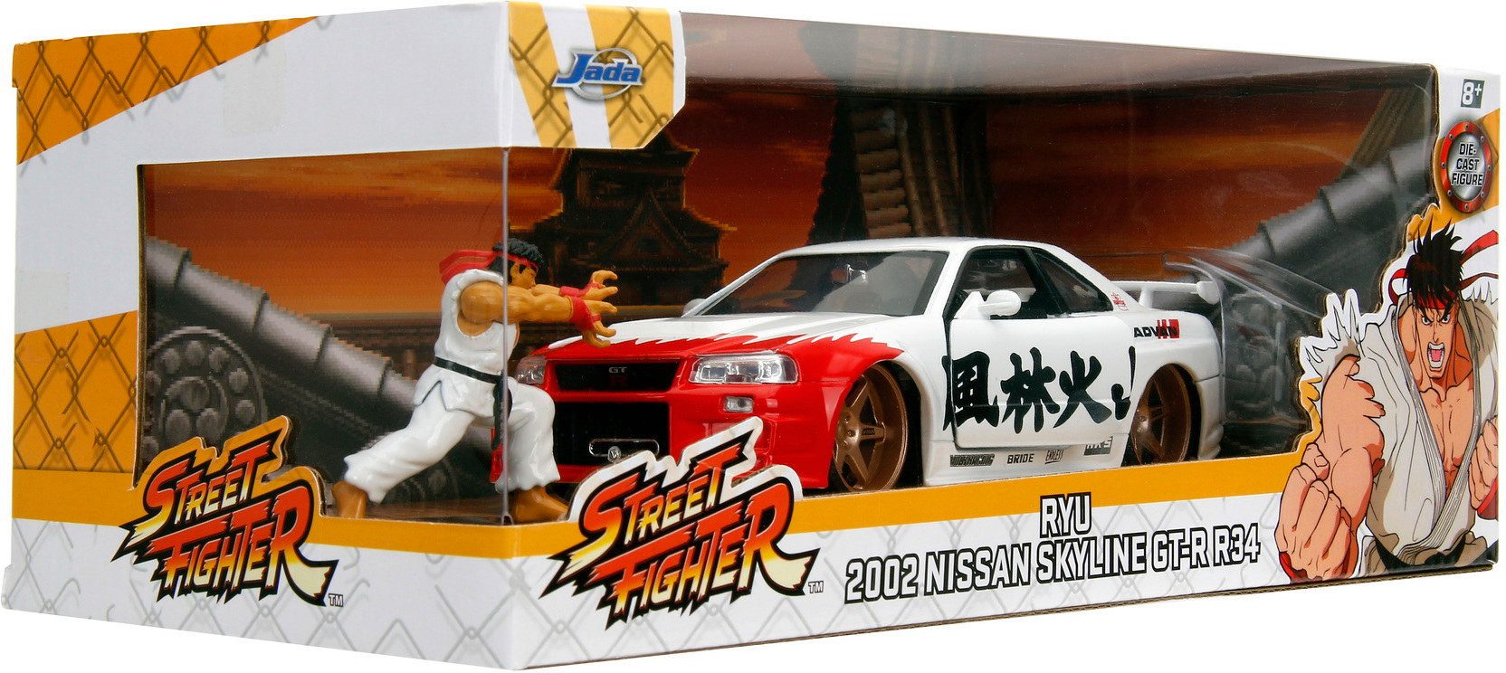 Spielzeug-Auto Modellauto H. R. Street Fighter 2022 Nissan Skyline GTR 1:24 253255071