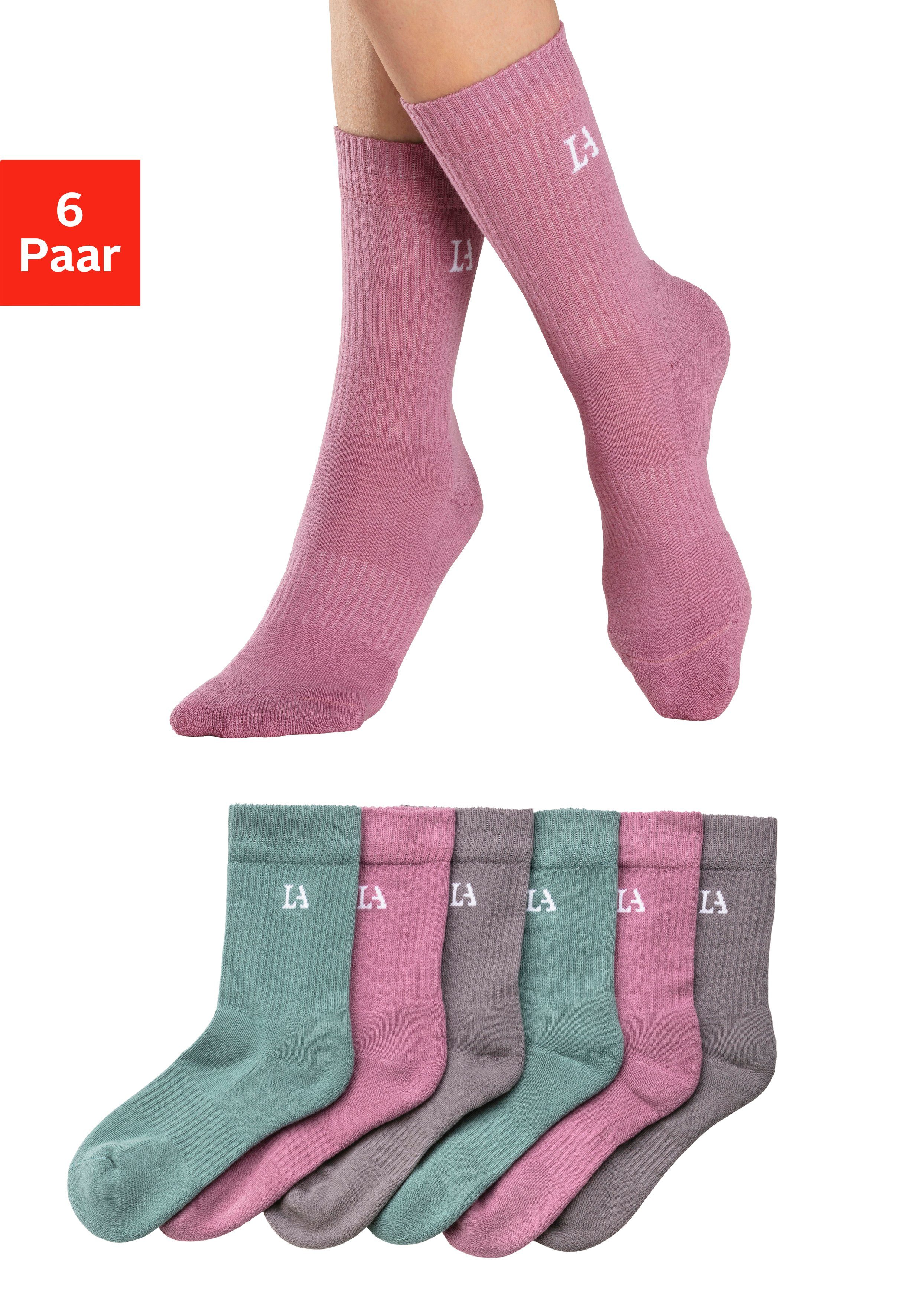 LASCANA ACTIVE Tennissocken (Packung) mit Frotteé