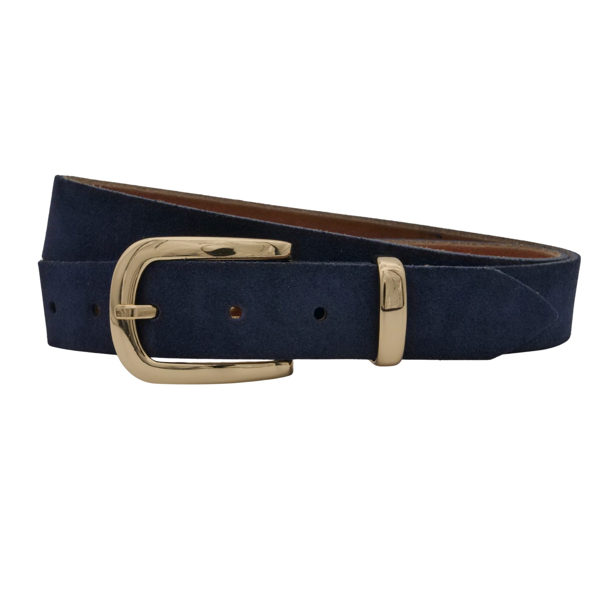 Ledergürtel AnnaMatoni Damen Ledergürtel in hochwertigem Velour Leder 3cm