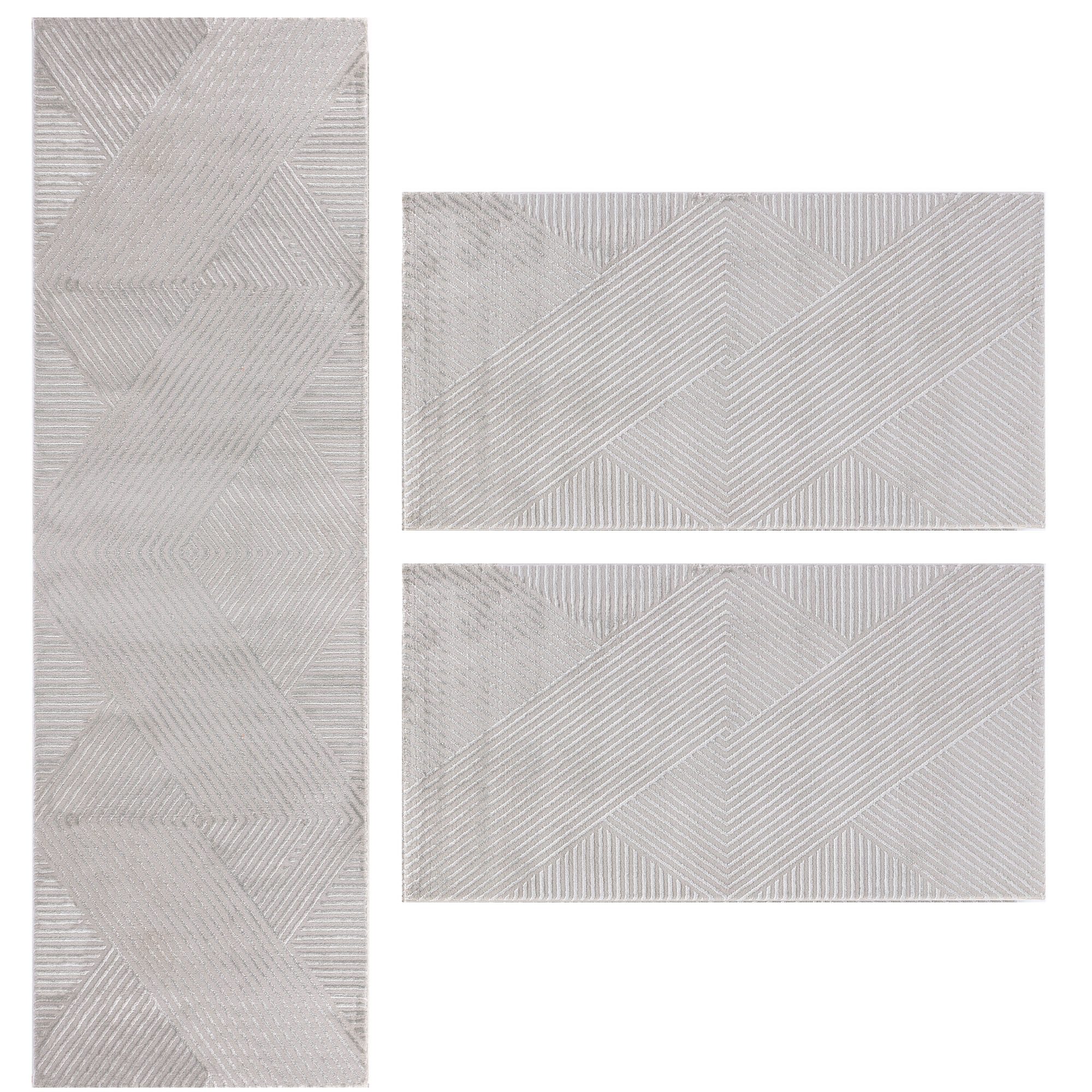 Carpettex Kurzflor-Bettumrandung Skandinavisches Boho Muster, Höhe günstig online kaufen