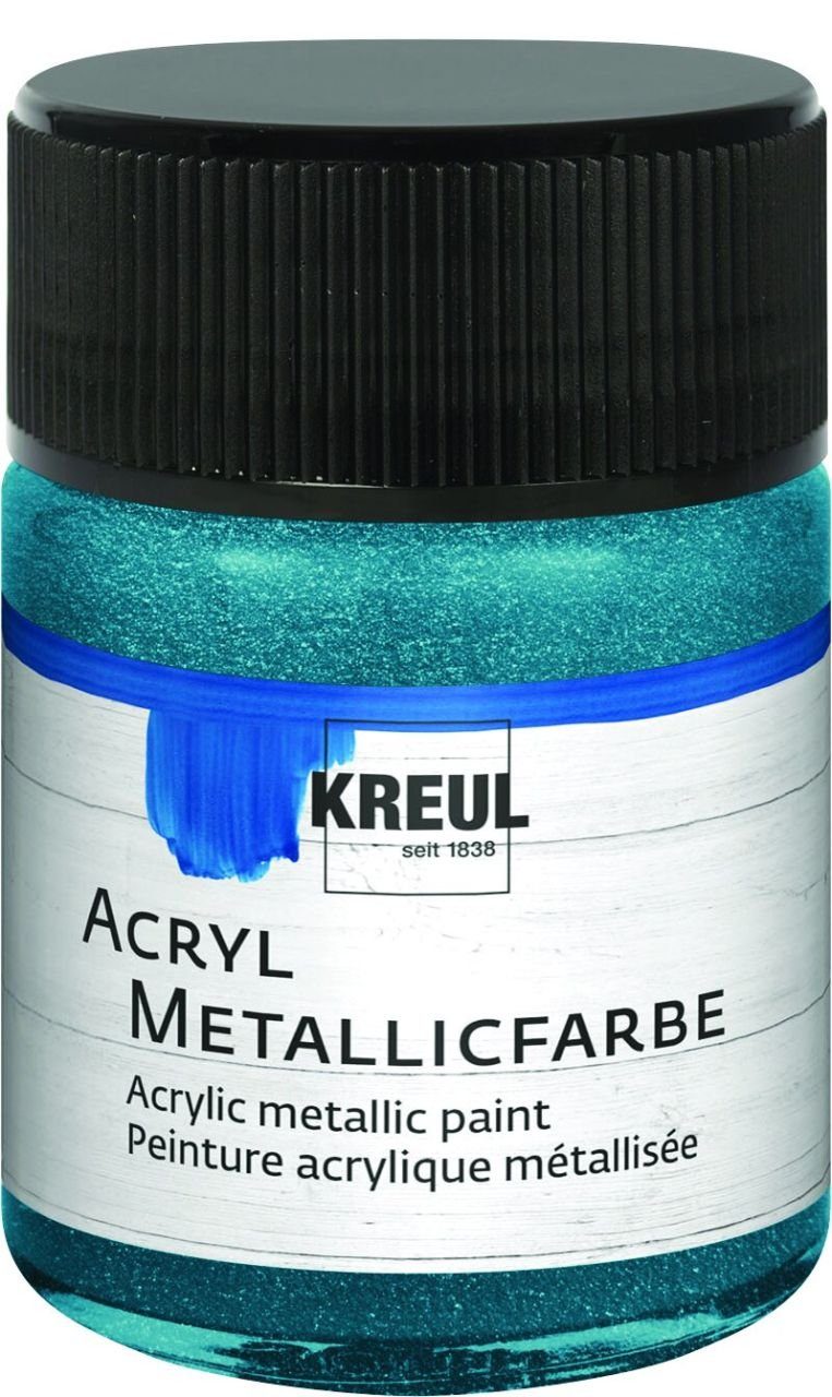 Kreul Künstlerstift Kreul Acryl Metallicfarbe petrol 50 ml