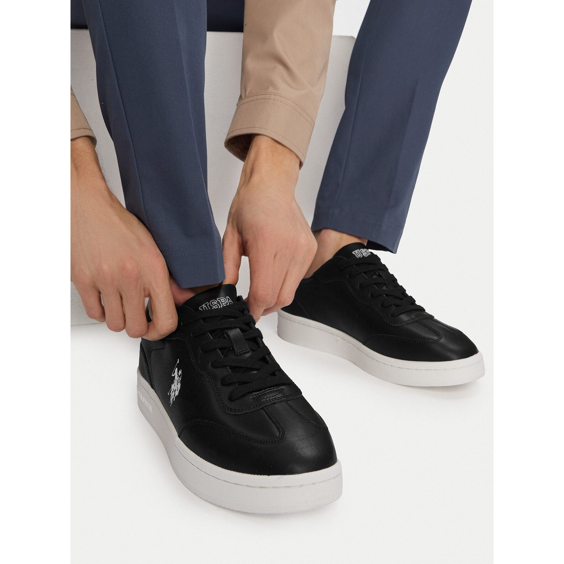 U.S. Polo Assn. Schwarze Herren-Sneaker von US Polo Assn Sneaker
