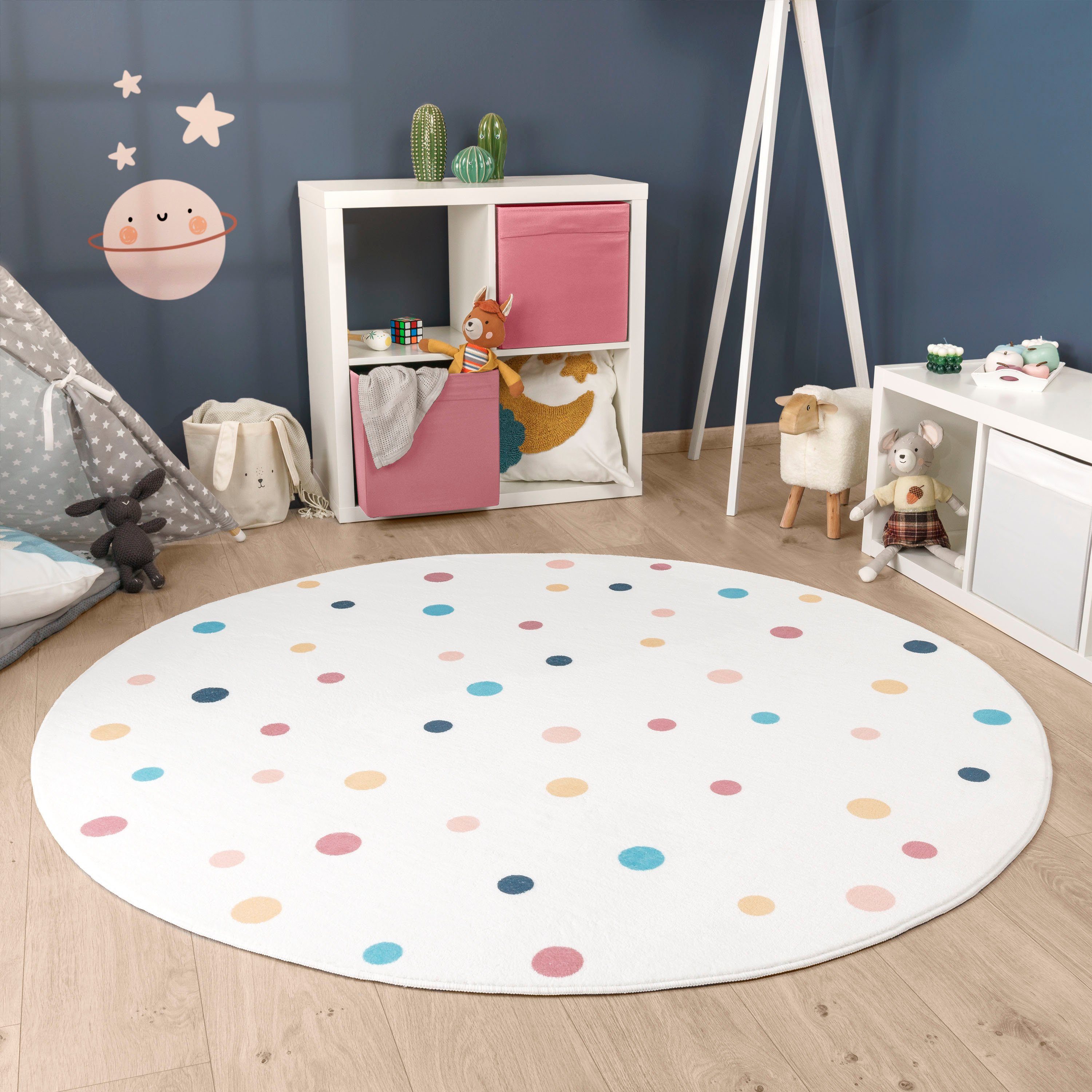 Paco Home Kinderteppich Niloya 364, rund, günstig online kaufen
