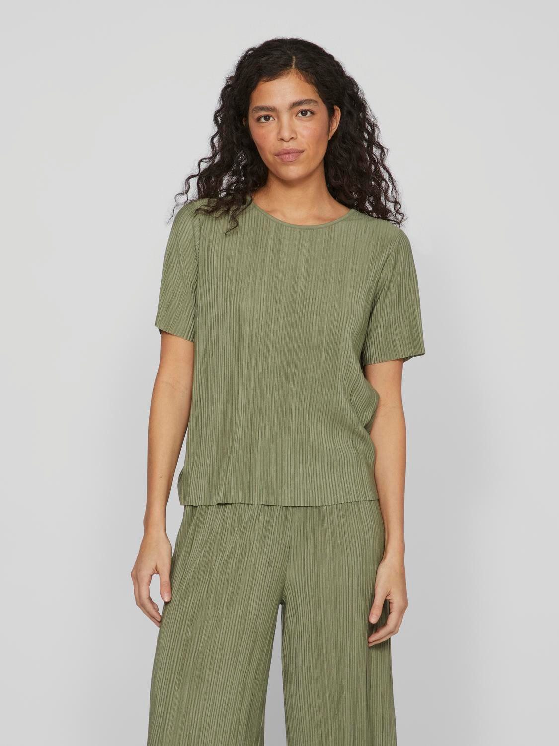Vila T-Shirt VILA Damen Satin Blusen günstig online kaufen