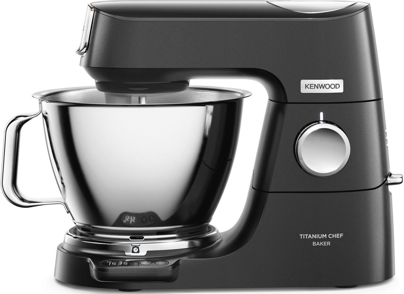 KENWOOD Küchenmaschine Titanium Chef Baker KVC85.004BK, 1200 W, 5 l Schüssel