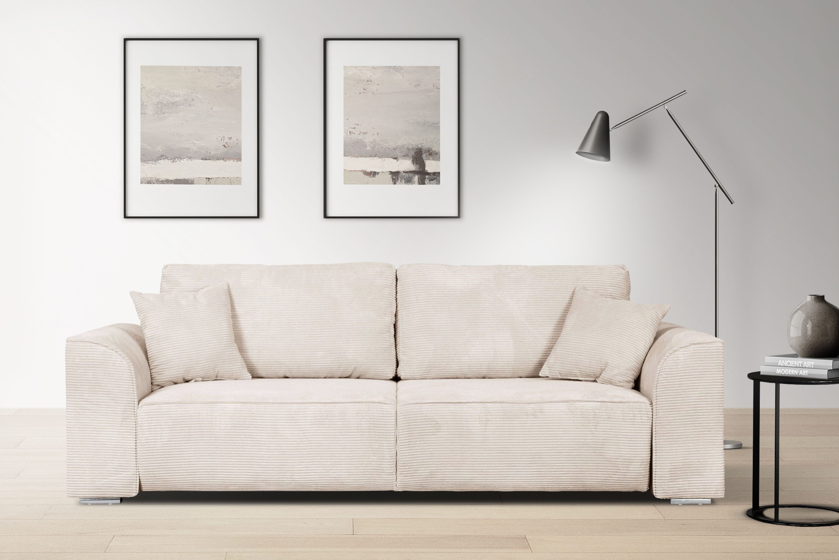 OTTO home 3-Sitzer "BEATRICE auch als Schlafsofa mit Bettkasten, B/T/H 250/ günstig online kaufen