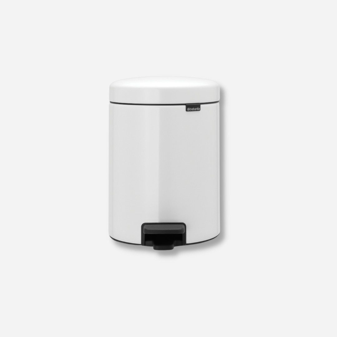 Brabantia Mülleimer NewIcon Treteimer 5l Weiß