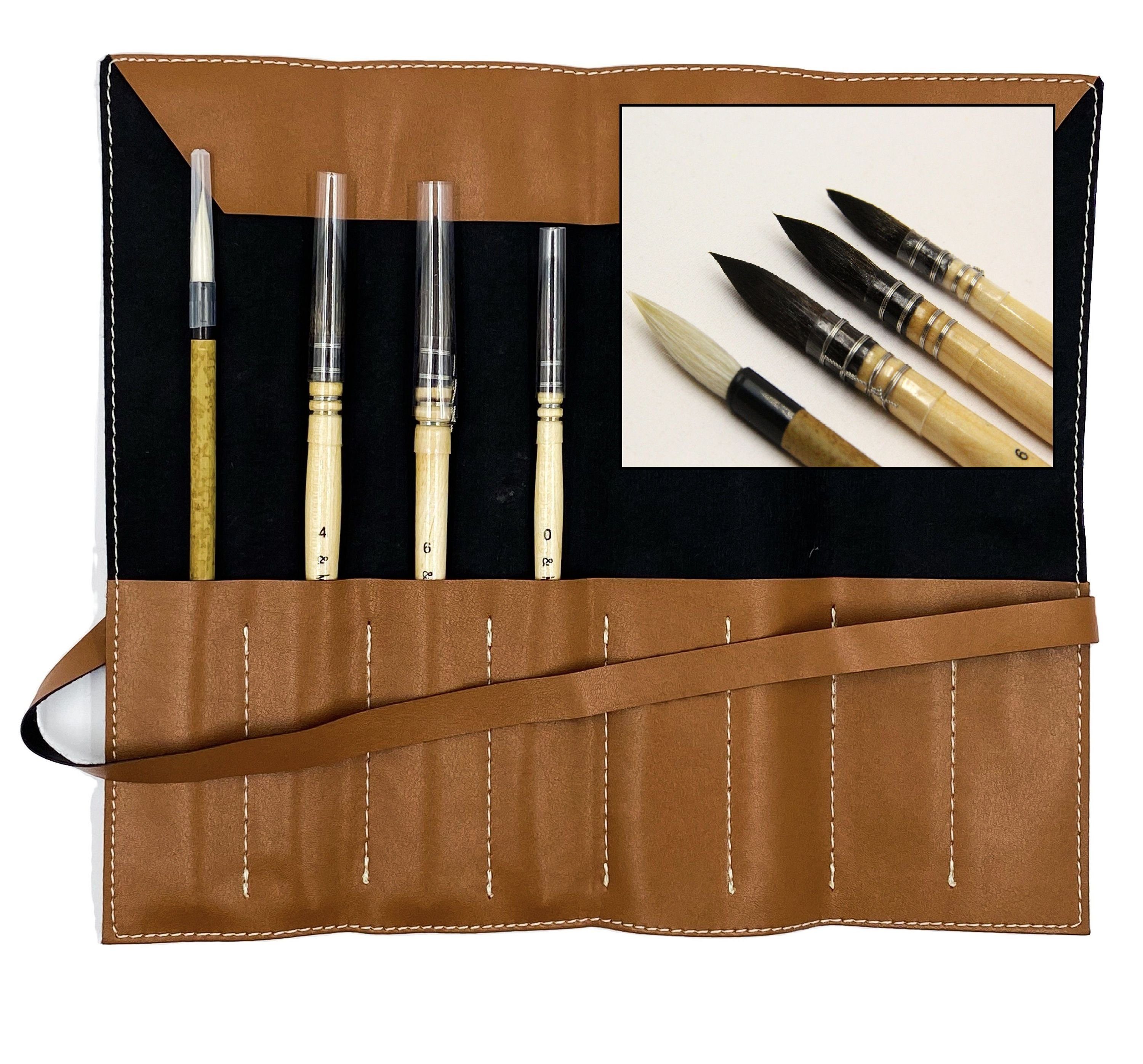 Monalisa Malpinsel 571 Serie 3 Aquarell-1 Kalligraphie - Pinselset, Runde 4 STK, (Pinselset)