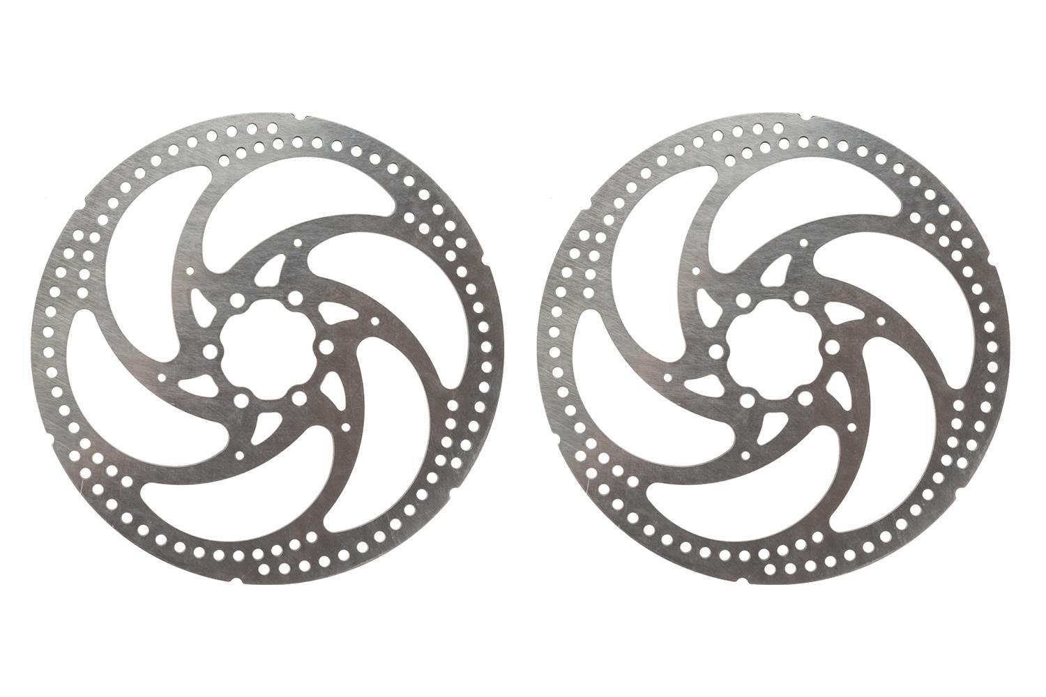 Promax Scheibenbremse Brems Scheiben Sets 180 mm VR HR Disc Brake 6 Loch mit Schrauben