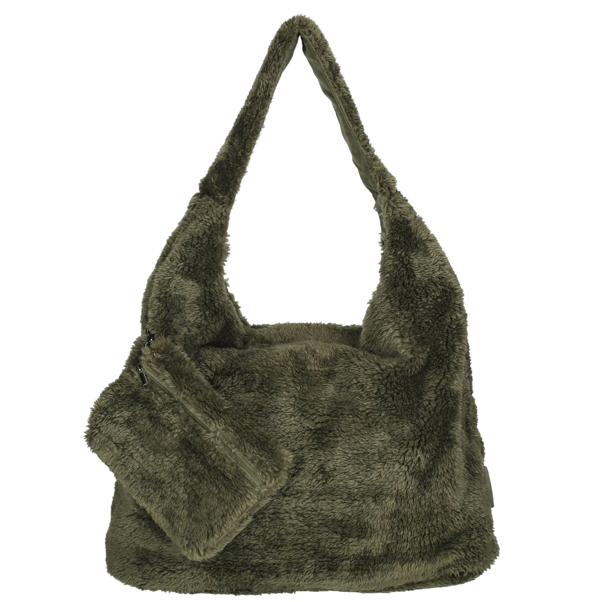 Christian Wippermann Umhängetasche Große Schultertasche Umhängetasche (einzeln), Teddy Plüsch