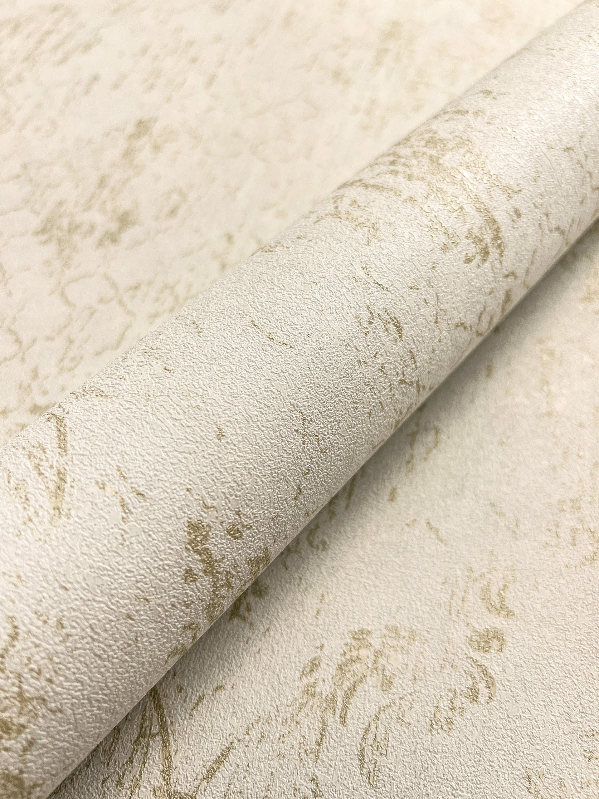 Newroom Vliestapete, Creme Tapete Vintage Ornamente günstig online kaufen
