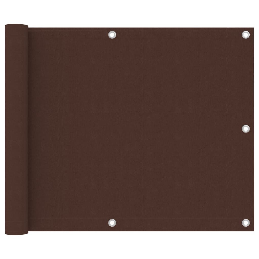 furnicato Balkonsichtschutz Balkon-Sichtschutz Braun 75x300 cm günstig online kaufen