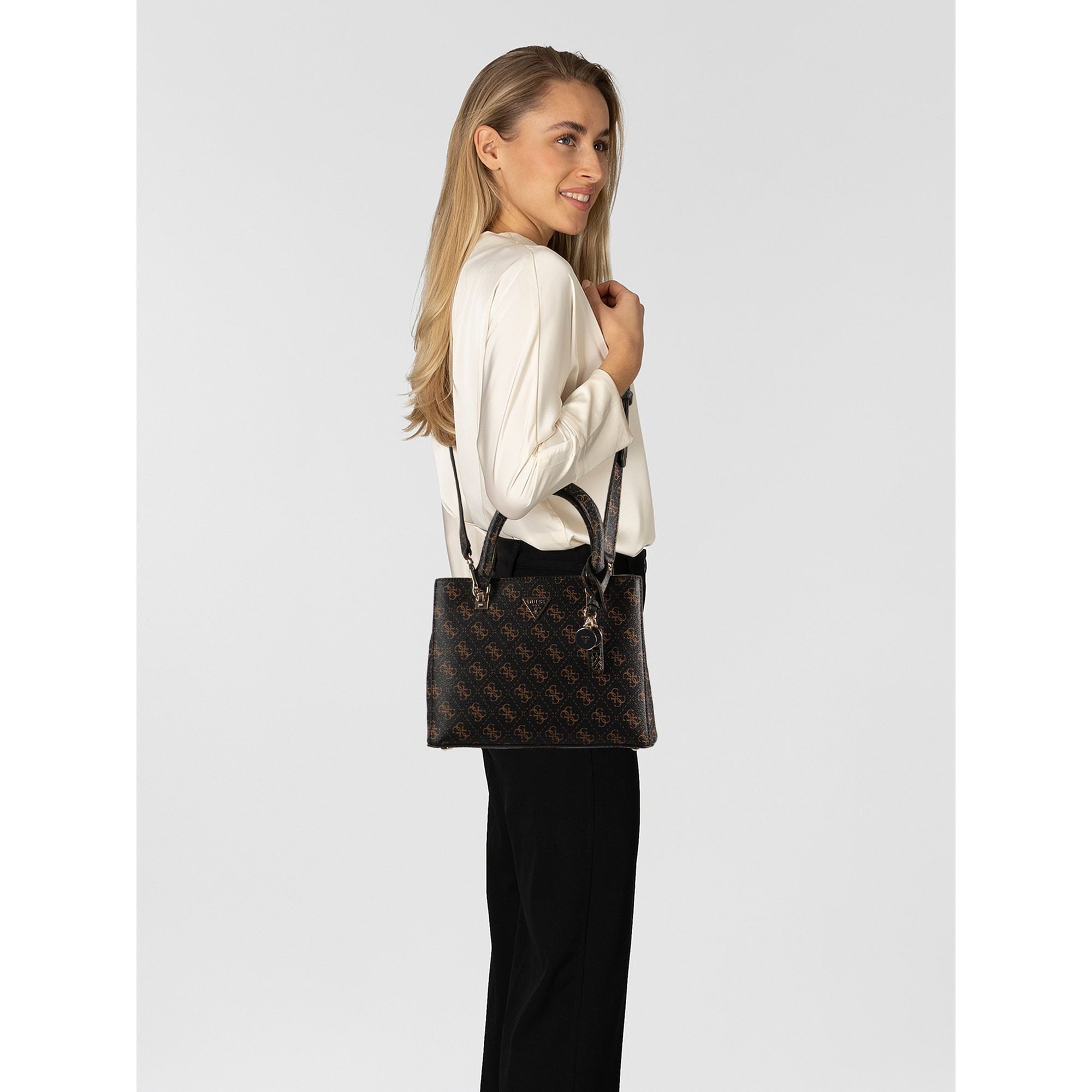 Guess Henkeltasche Noelle, Polyurethan günstig online kaufen