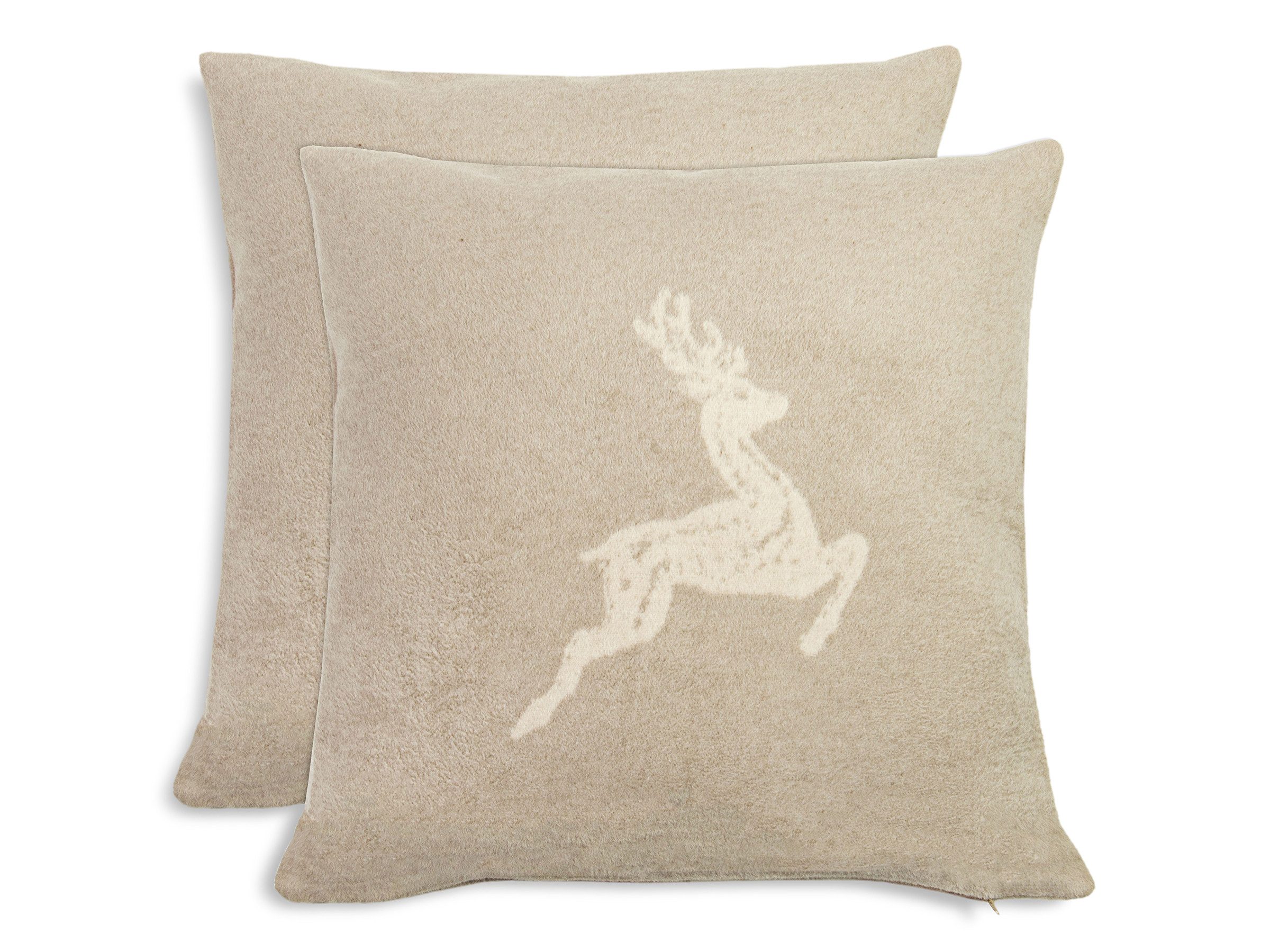 ZOLLNER Kissenbezug, (2 Stück), 50 x 50 cm, 60% Baumwolle, 40% Polyacryl, v günstig online kaufen