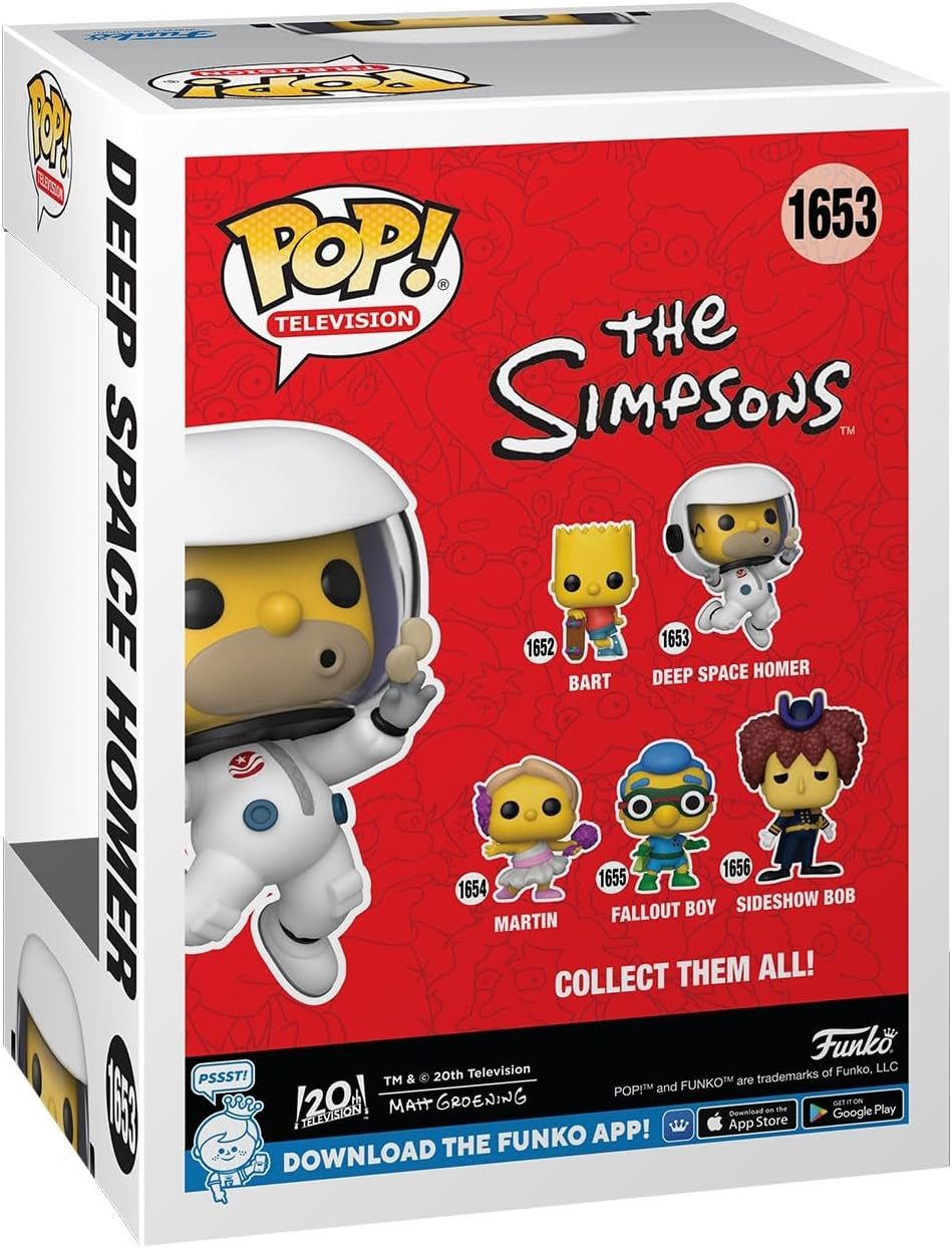 Funko Actionfigur Simpsons Pop! Animation Vinyl Figur Homer 9 cm, (1-tlg), detailreiche Figur aus Vinyl