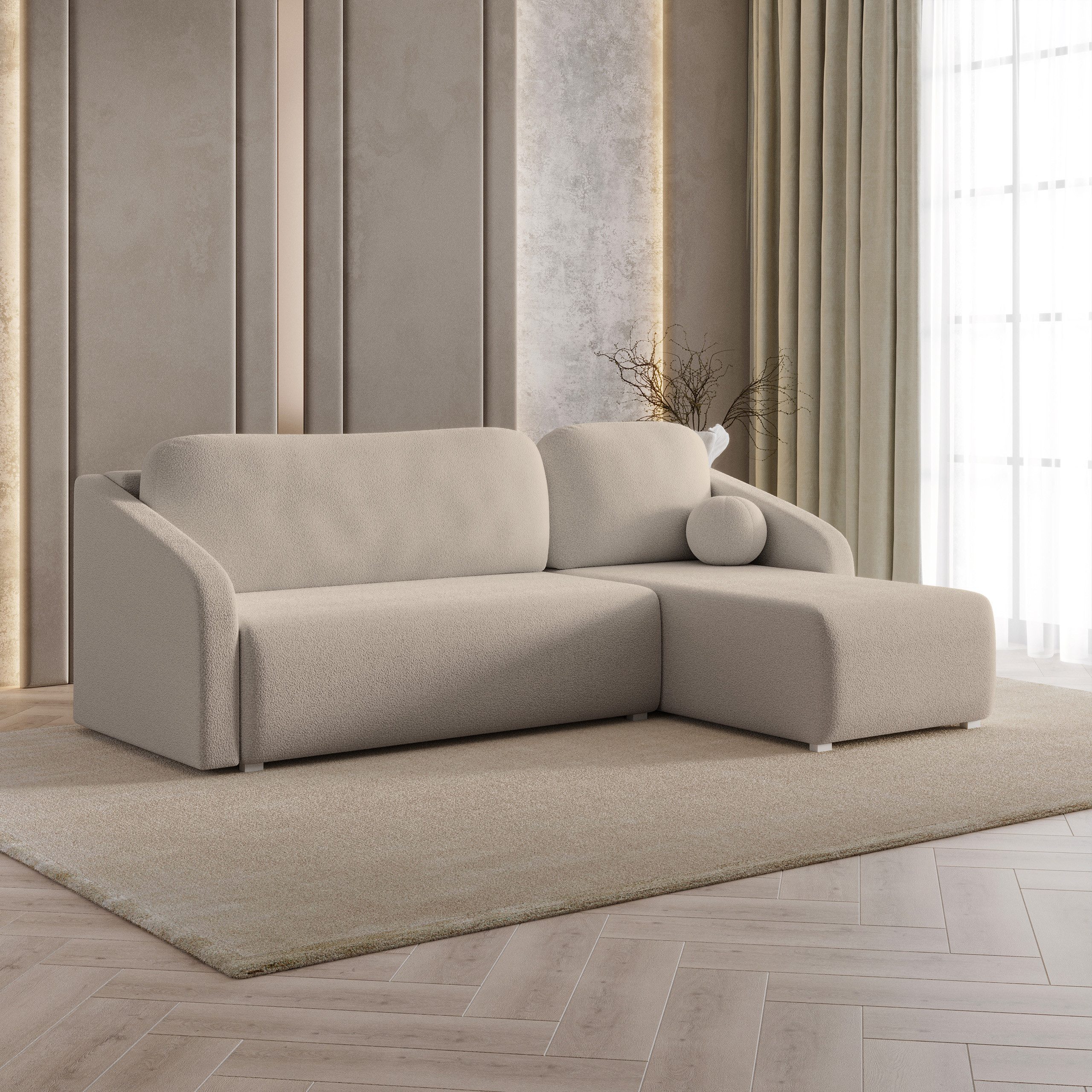 Masseno Ecksofa MARELLO mit Schlaffunktion L-Form, günstig online kaufen