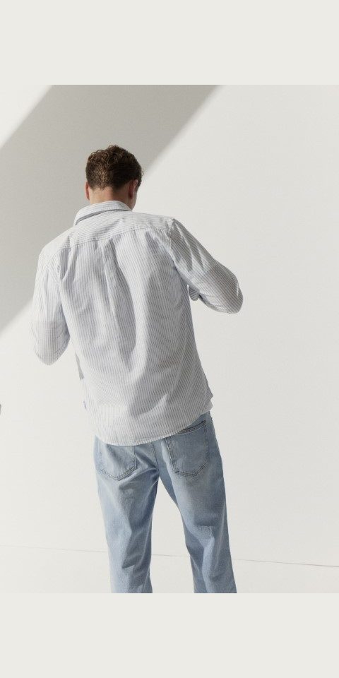 BASEFIELD Langarmhemd He.-Freizeithemd 1/1