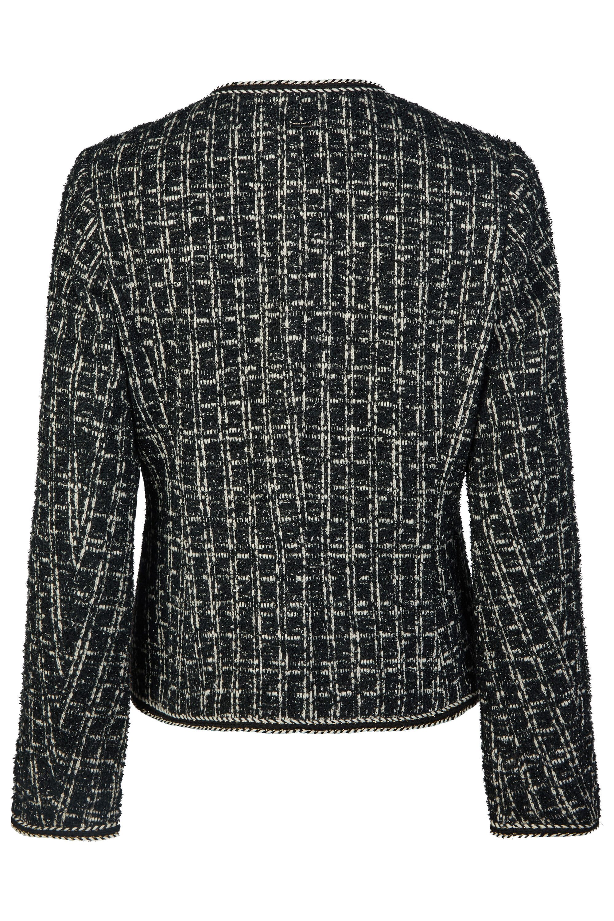 White Label Blouson (1-St) mit Zierband und Schmuckknöpfen aus Metall