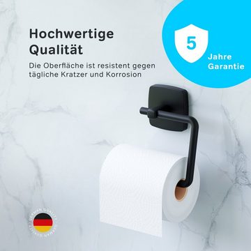 AM.PM Toilettenpapierhalter Gem ohne Deckel/mit Deckel, rost- und korrosionsbeständig für langlebige Haltbarkeit
