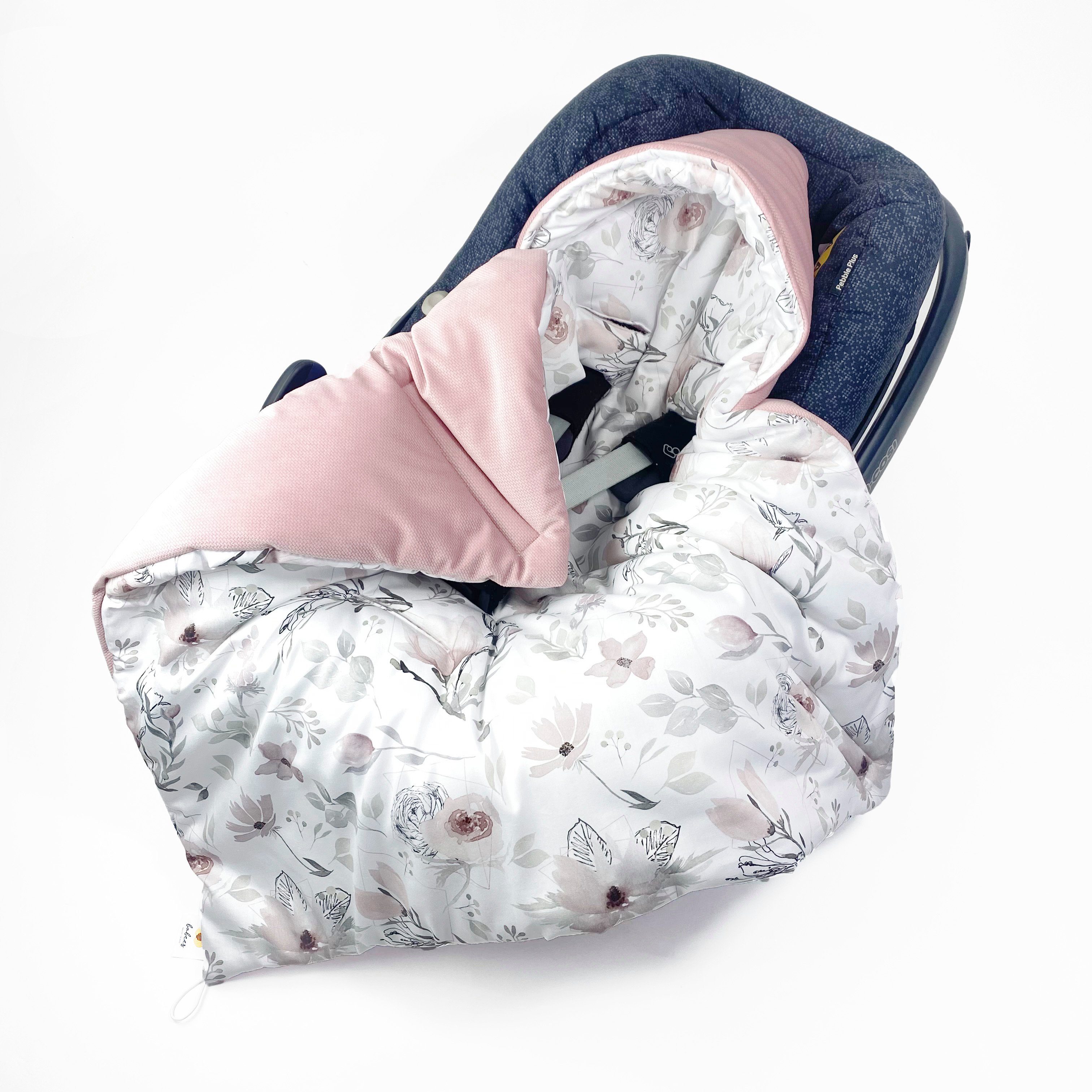 Einschlagdecke Babyschale Autositz mit Klettverschluss, 0-6 günstig online kaufen