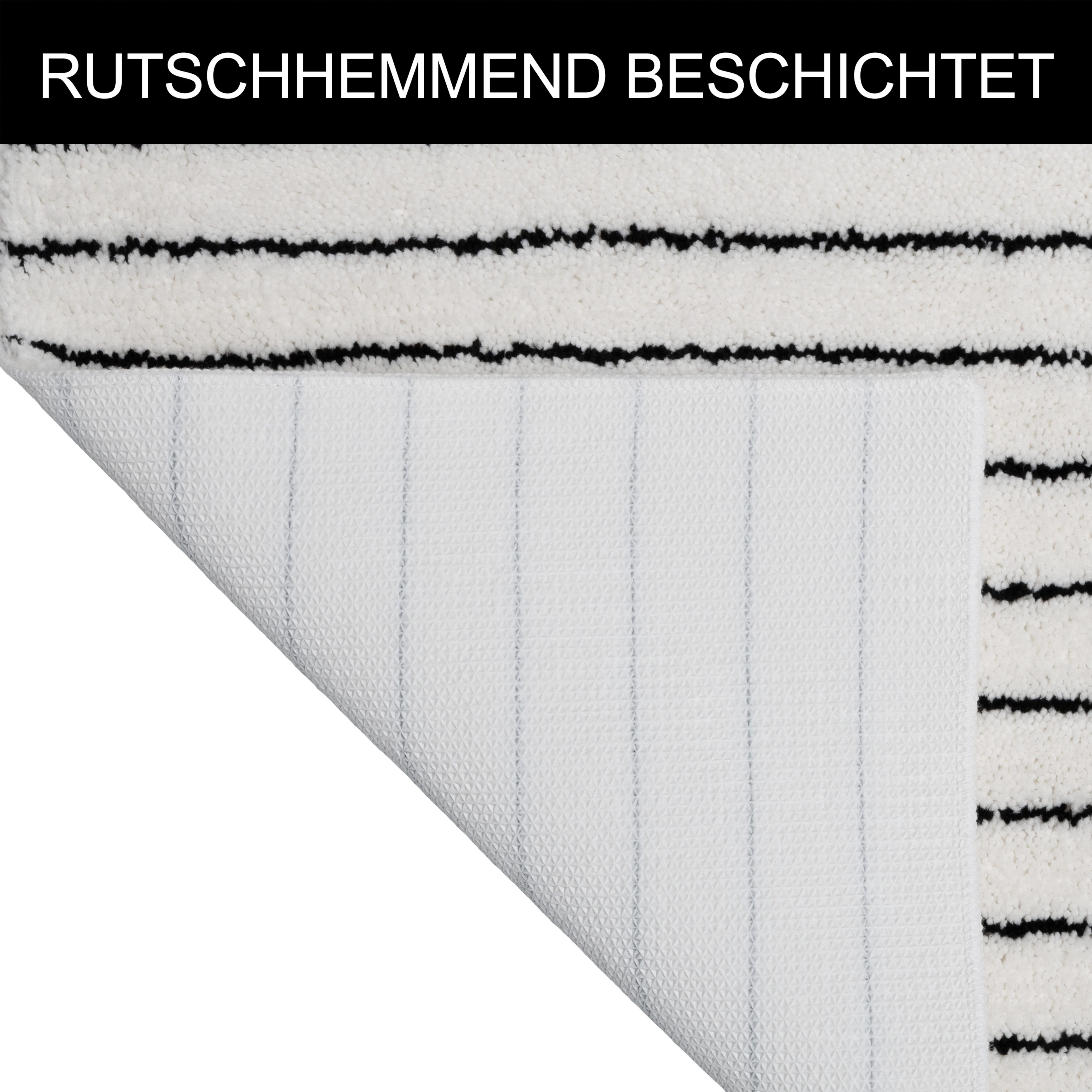 LeGer Home by Lena Gercke Badematte Tamsin, Badvorleger, Badezimmer Teppich, Duschvorleger, Höhe 10 mm, rutschhemmend beschichtet, schnell trocknend, fußbodenhe – Bild 4 von 5