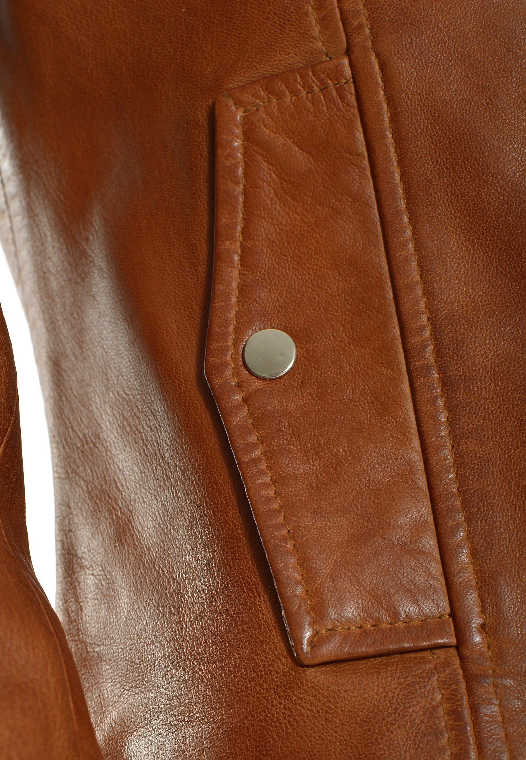 31020360 cognac JCC Lederjacke