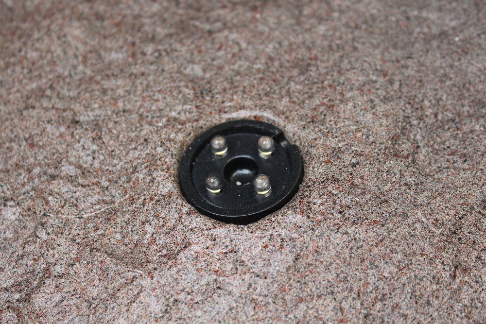 Arnusa Waterfall Garden Fountain SB109 Large Cascade in Stone Look, (Complete Set, 2 pcs), Fountain with LED Lighting