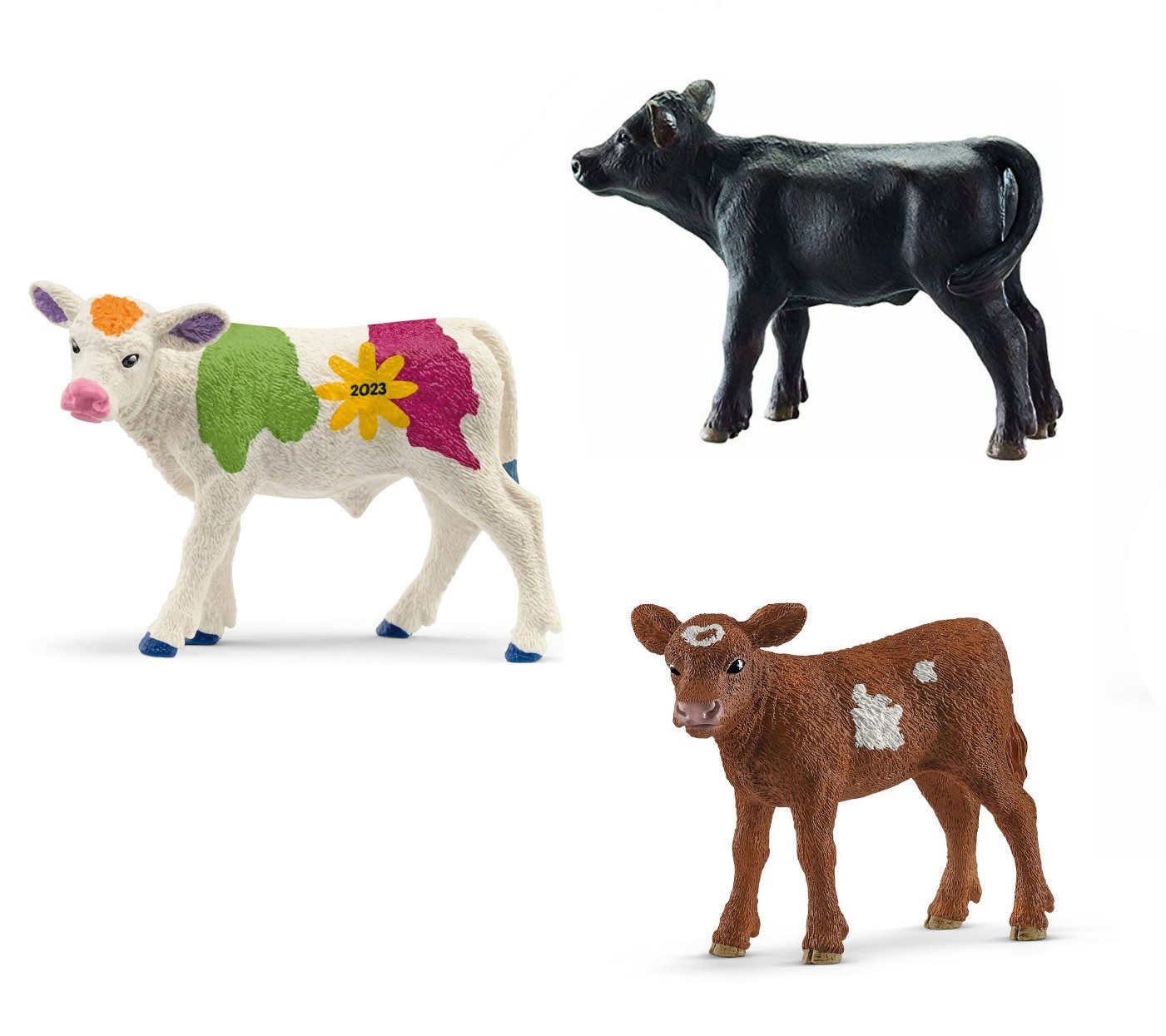 Schleich® Spielfigur Tierfiguren - Bauernhof-Set mit 15 Tieren, (15-tlg)