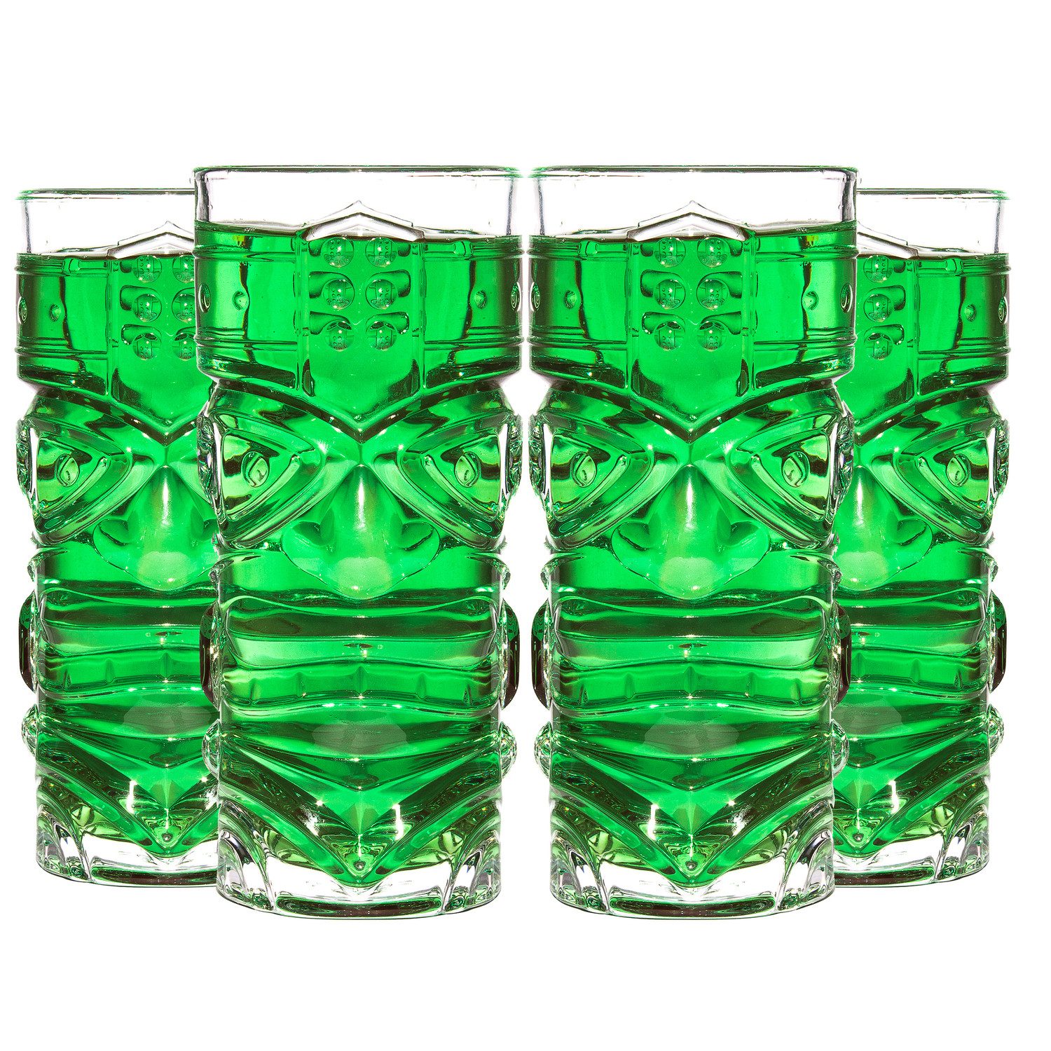 Bar Bespoke Glas Tiki Trinkgläser im 4er Set