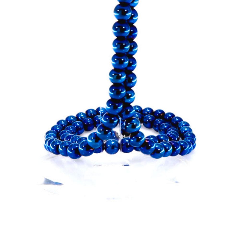 Cavill Schmuckset Cavill Silberset mit blauem Hämatit, 490,11 ct, Ohrringe & Kette (1-tlg)