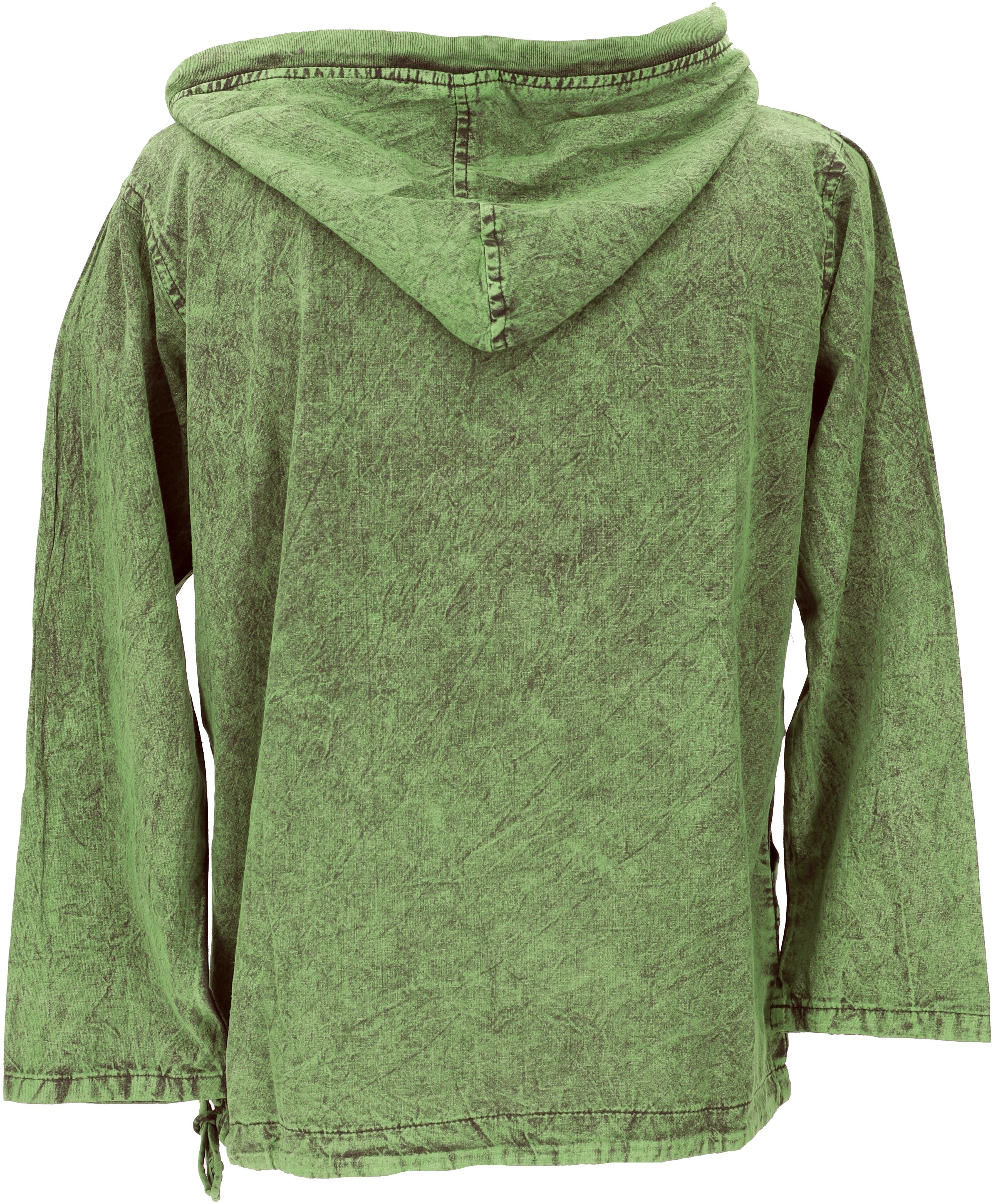 Guru-Shop Hemd & Shirt Yoga Kapuzenshirt, Stonewash Hoodie, Festival.. alte günstig online kaufen
