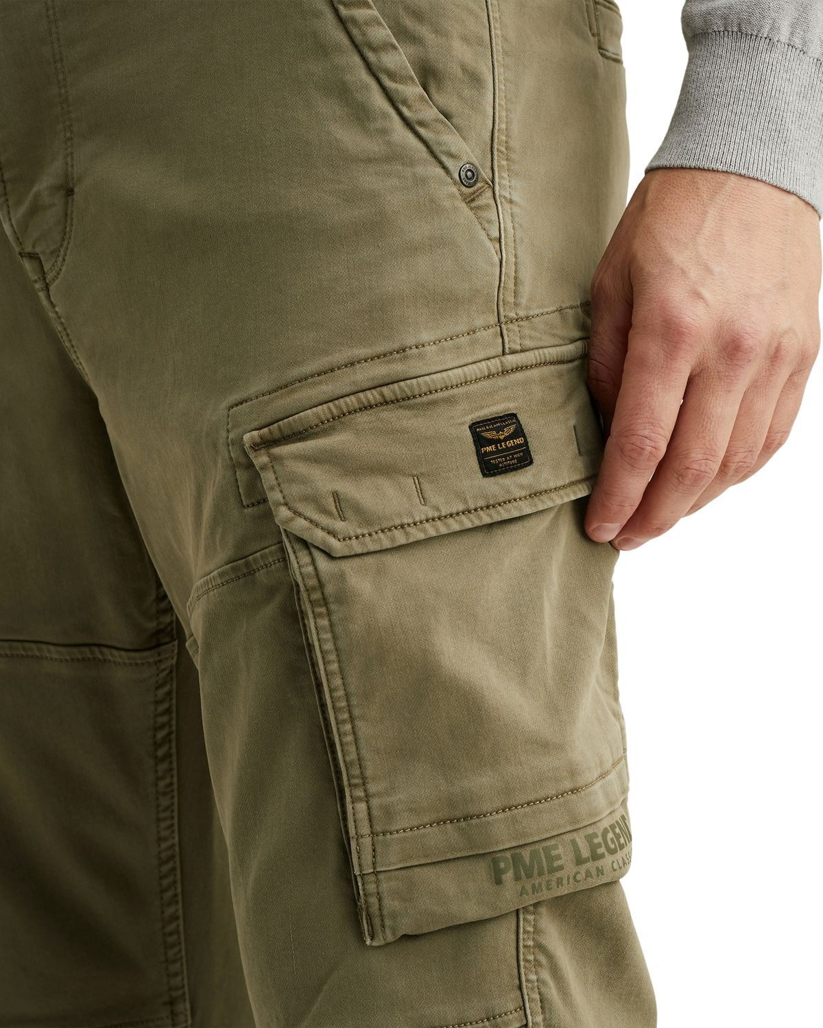 PME LEGEND Cargohose EXPEDIZOR CARGO COLORED SWEAT mit Stretch