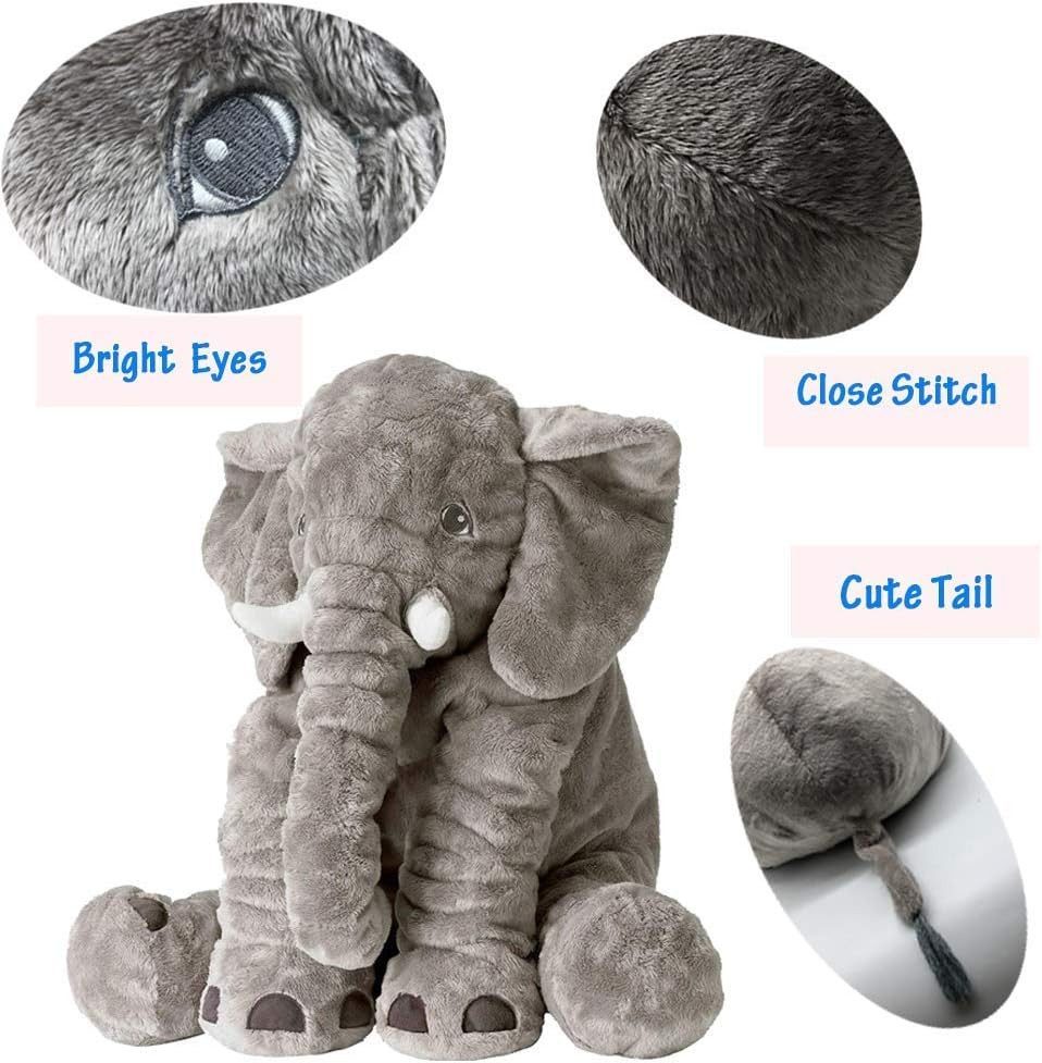 RWEUOQ Kuscheltier 60 cm Elefanten-Plüschspielzeug, Großes günstig online kaufen