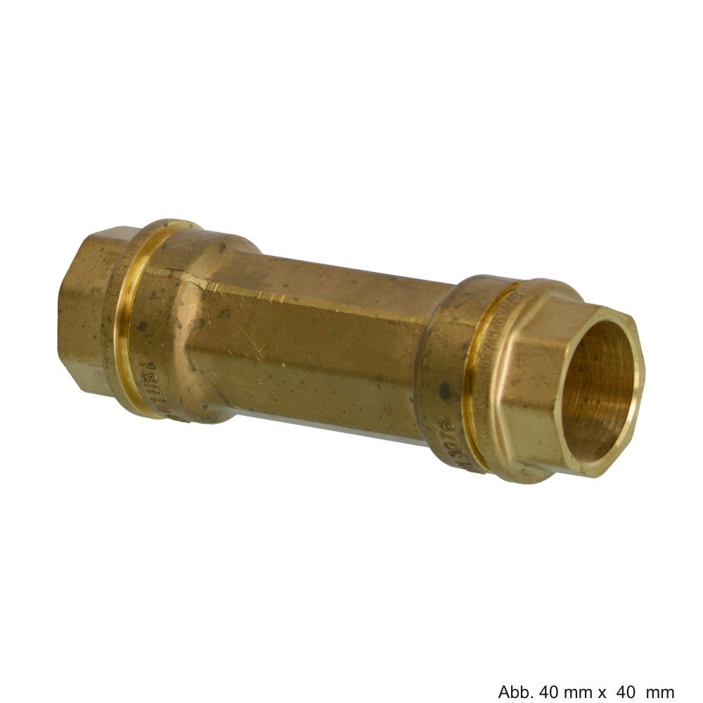 Isiflo Wasserrohr Isiflo Reparaturmuffe ohne Anschlag 50 mm x 50 mm