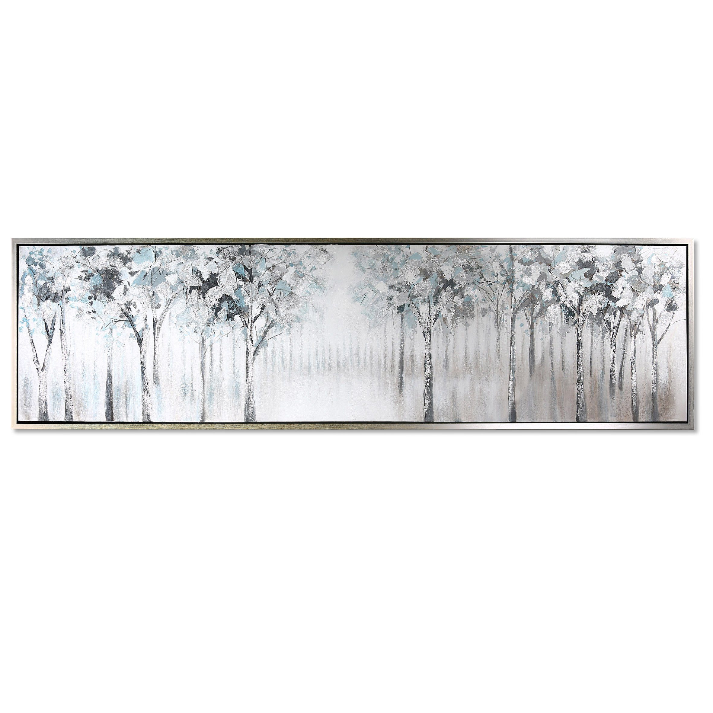 GILDE Bild GILDE Bild - silber-weiß B. Allee x 50cm - H. 180cm