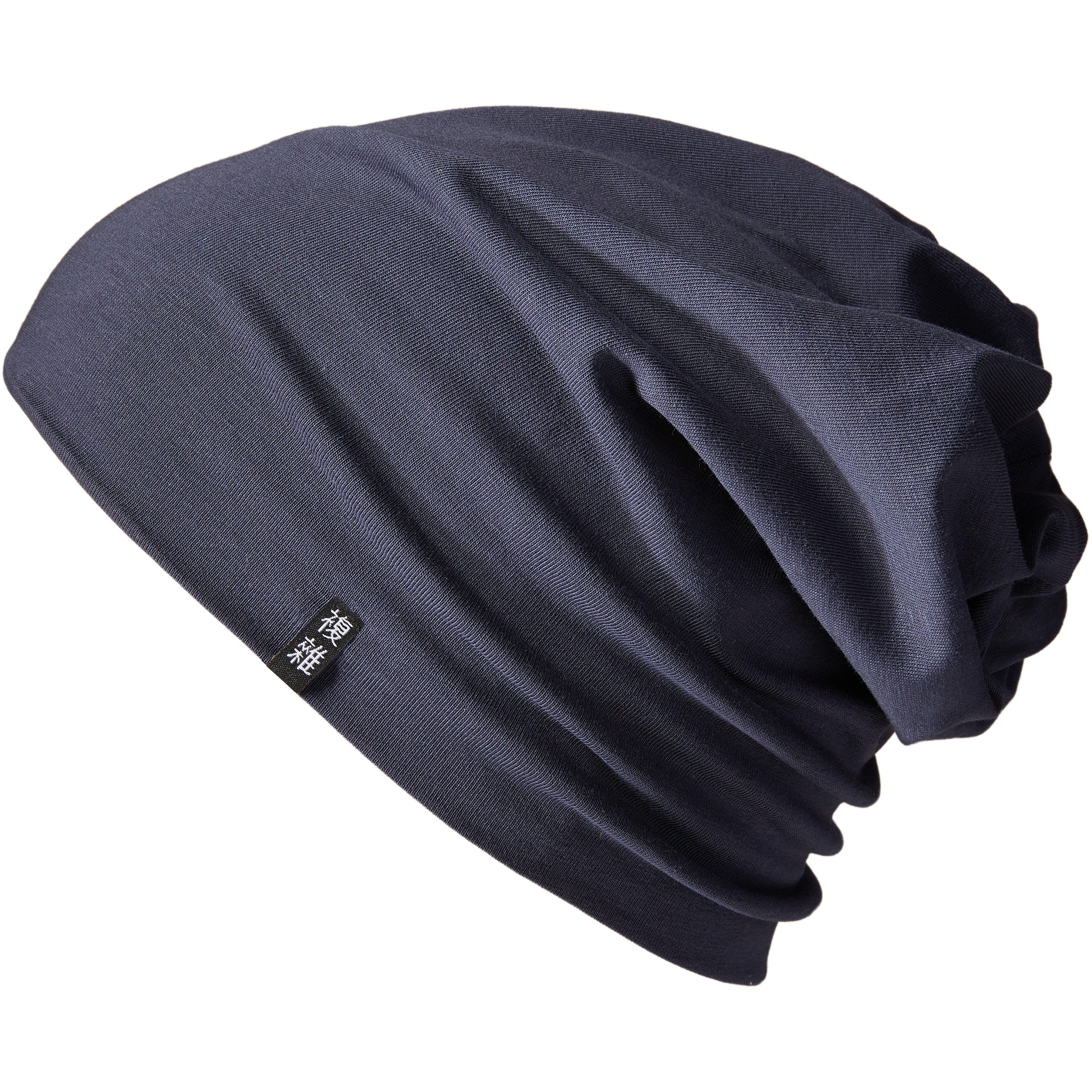 Enter the Complex Jerseymütze - Leichte Slouch Beanie - Unisex, Übergangsmütze, 95% gekämmte Baumwolle, 5% Elasthan