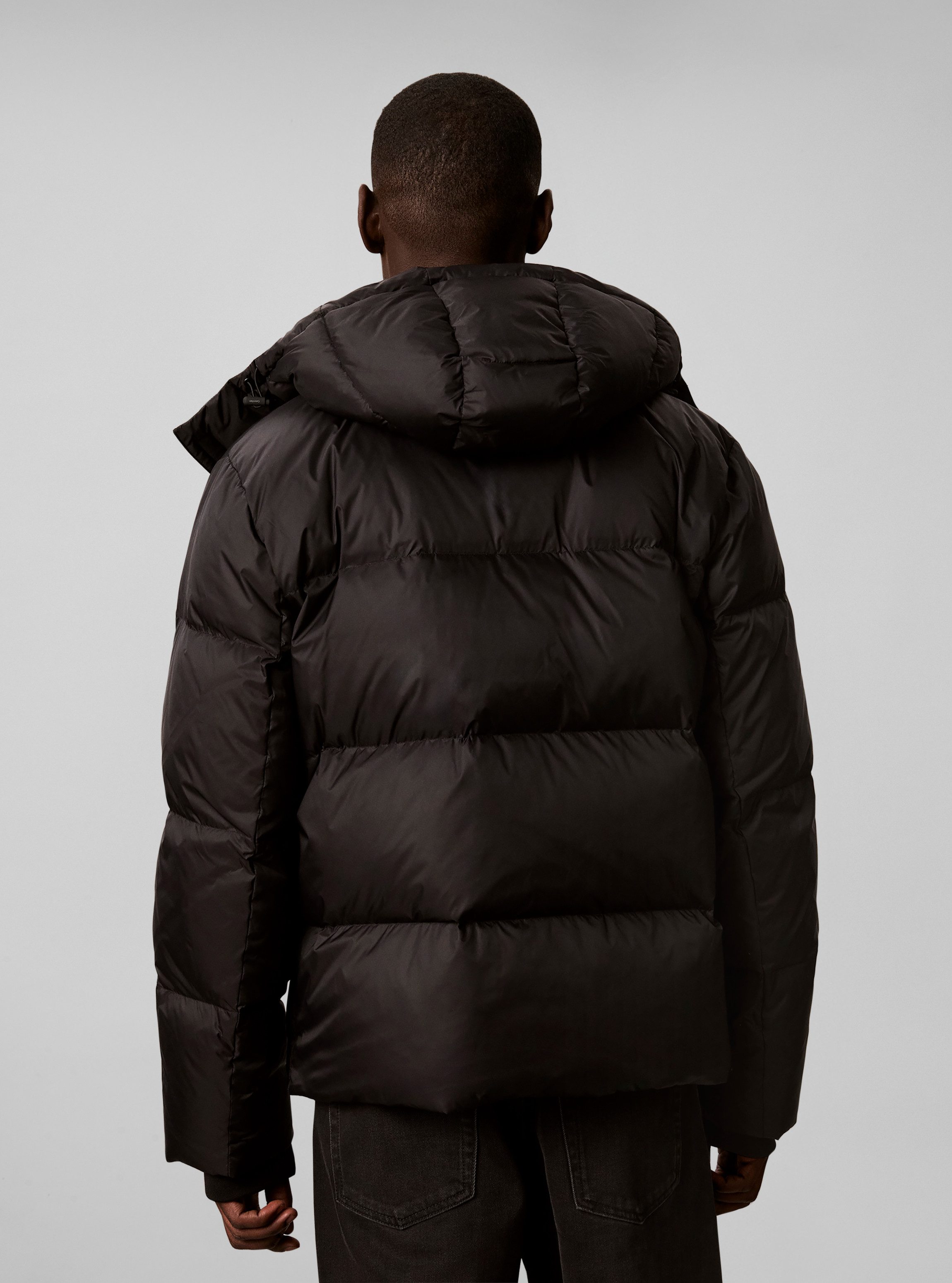 Calvin Klein Steppjacke NYLON DETACHABLE HOOD DOWN Regular fit mit Kapuze